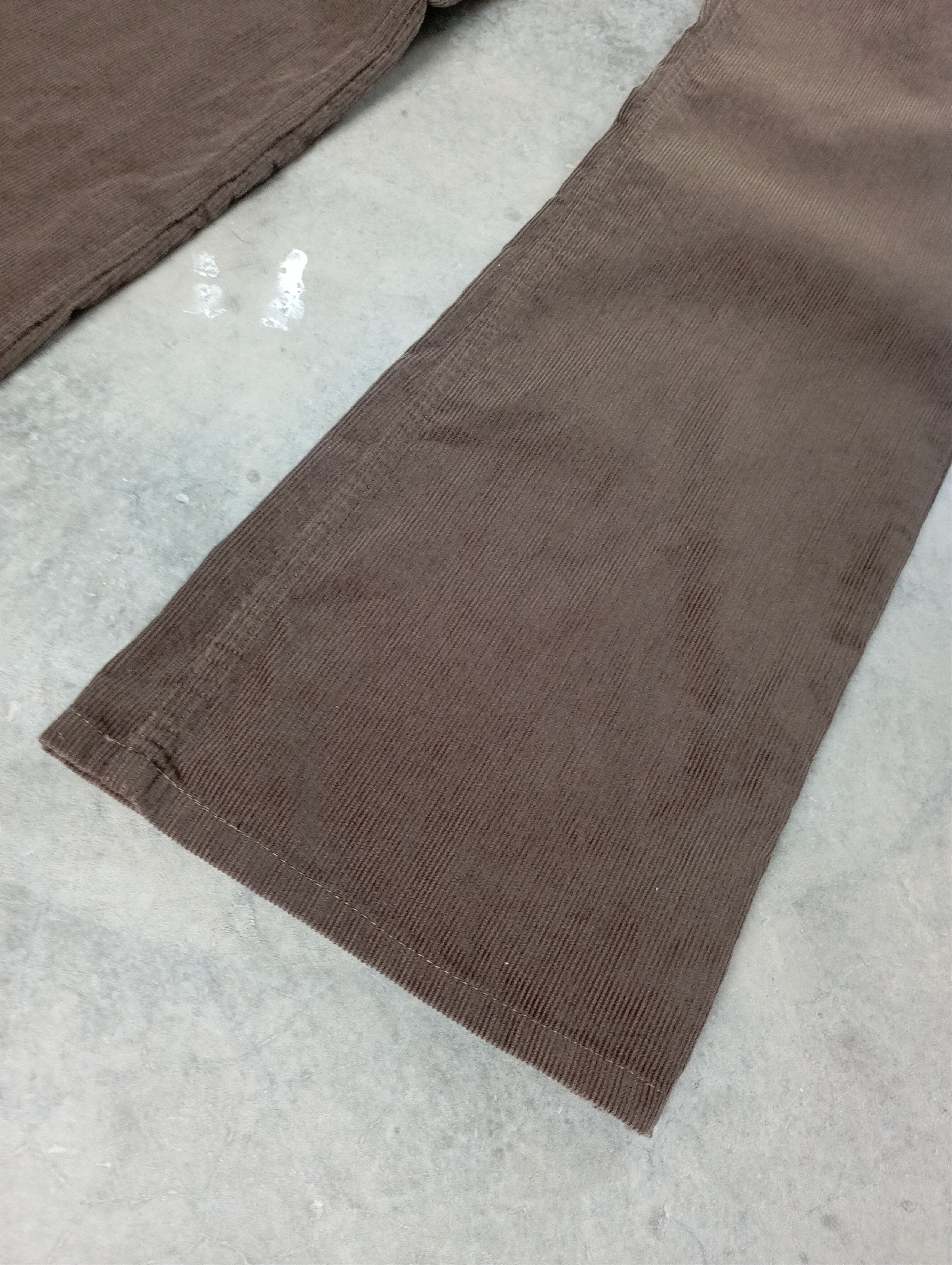 Levi's Flare Jeans Vintage Corduroy Dark Brown Levi's 537 Size US 32 / EU 48 - 3 Thumbnail