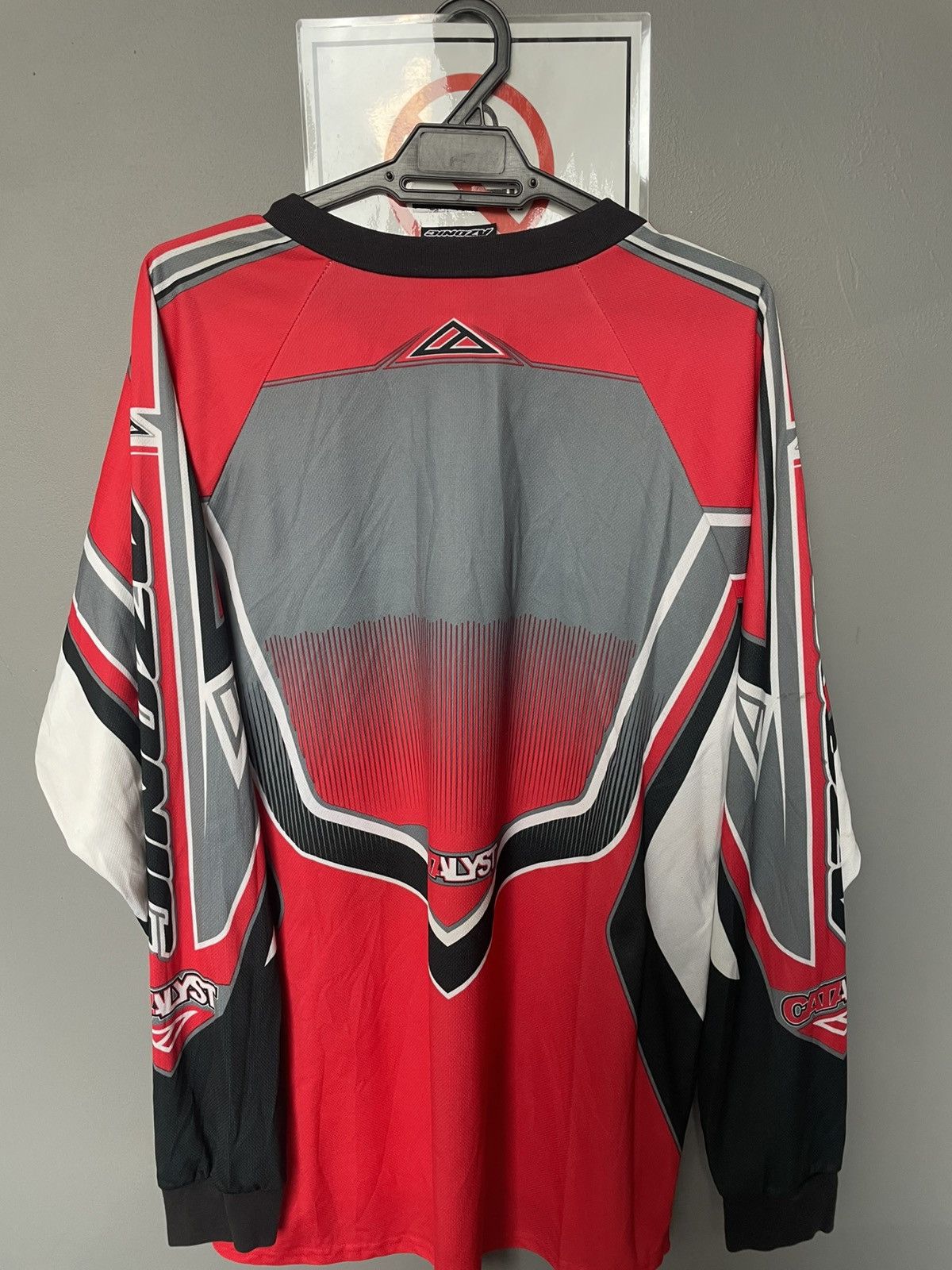 Sports Specialties Y2k Azonic Bike Jersey Long Sleeve ERD GRUNGE JERSEY Size US L / EU 52-54 / 3 - 3 Thumbnail