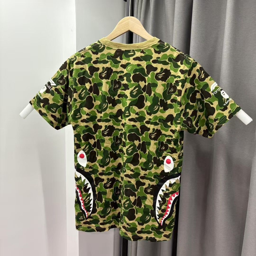 Bape BAPE F1 CAMO TEE Size US M / EU 48-50 / 2 - 2 Thumbnail