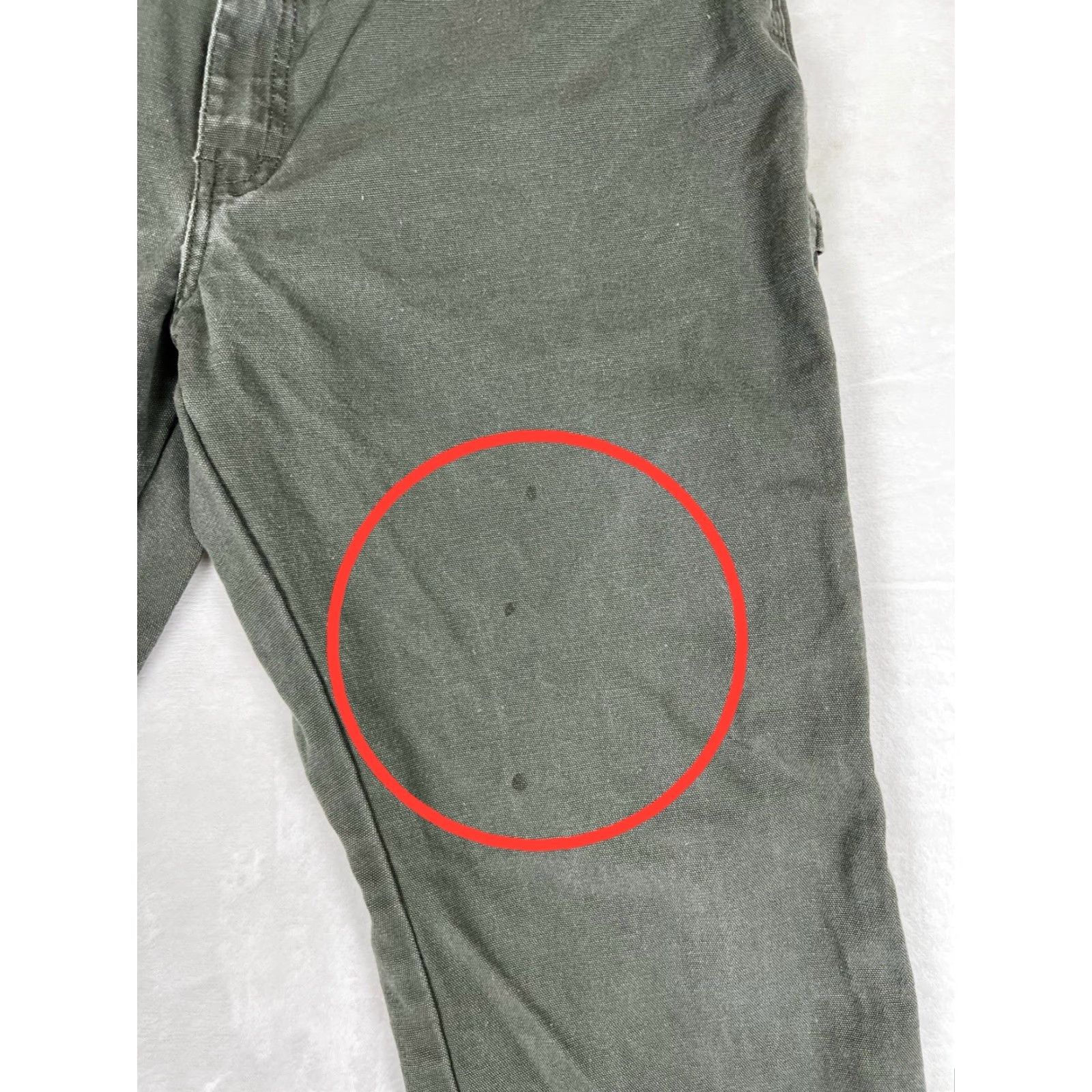 Dickies VINTAGE Dickies Carpenter Pants Size 38x32 Workwear Mens Green Canvas 90s Grunge USA Size US 38 / EU 54 - 4 Thumbnail