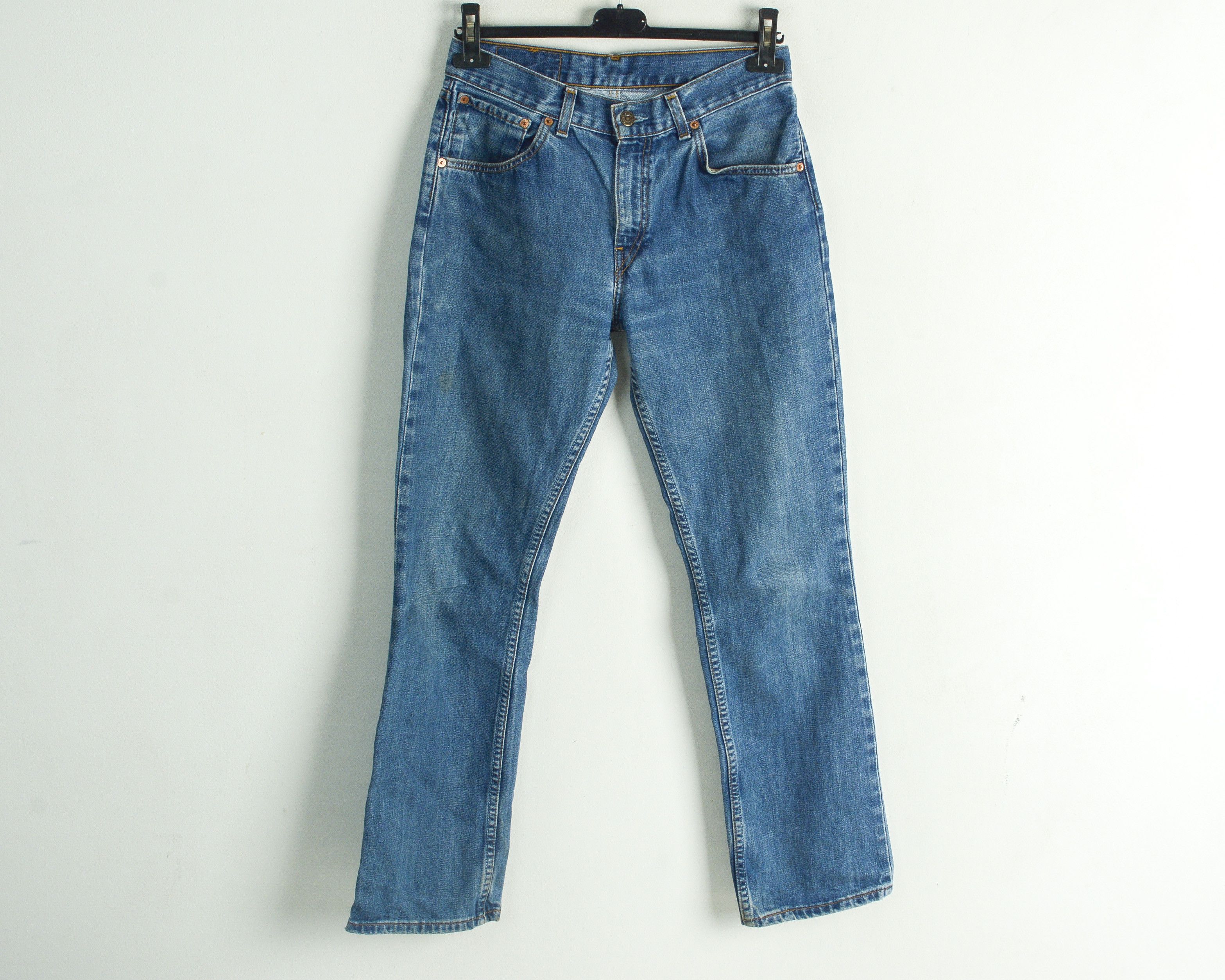 Levi's 595 04 Mens W30 L32 Slim Straight Jeans Denim Pants Trousers Size US 30 / EU 46 - 2 Thumbnail