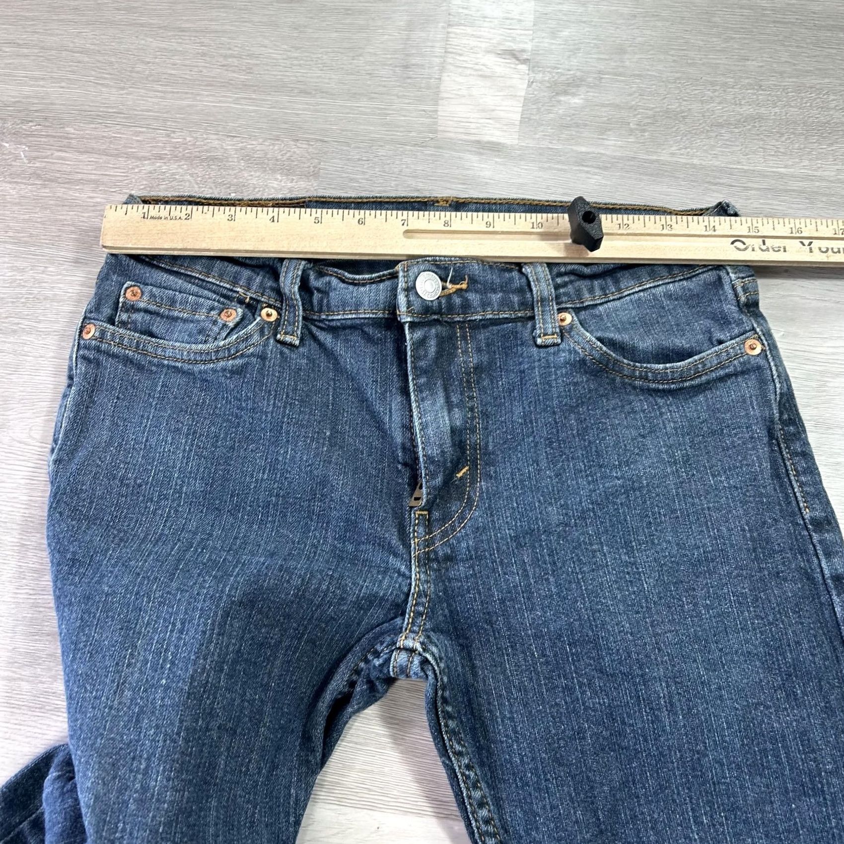 Levi's Levi's 511 Slim Jeans Mens 30x30 Blue Tapered Stretch Denim Medium Wash Pants Size US 30 / EU 46 - 5 Thumbnail