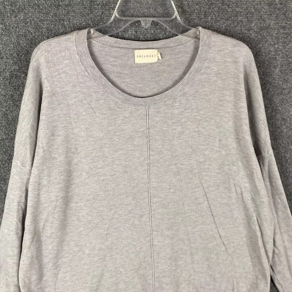 Other Dreamers Sweater Women's S/M Long Sleeve Pullover Gray Size S / US 4 / IT 40 - 2 Thumbnail