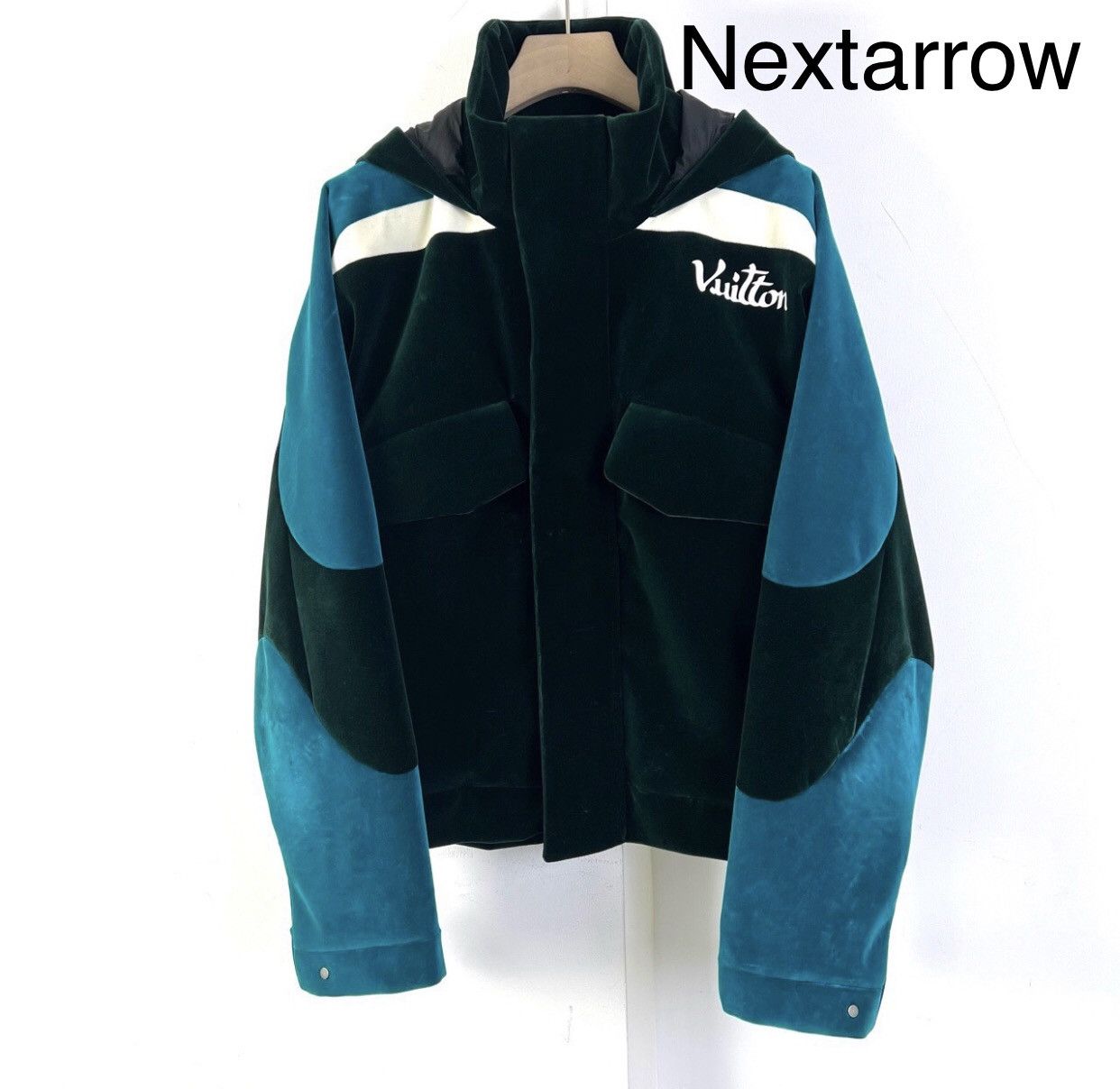 Louis Vuitton Louis Vuitton LV lake green velvet jacket 2412-Nextarrow Size US L / EU 52-54 / 3 - 1 Thumbnail