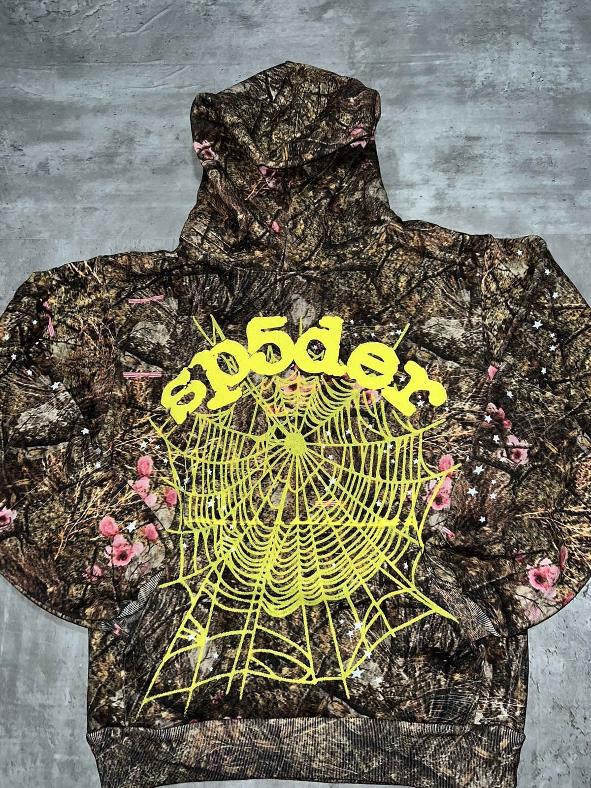 image of Spider Worldwide Sp5Der Real Tree OG Web Hoodie in Realtree, Men's (Size XS)