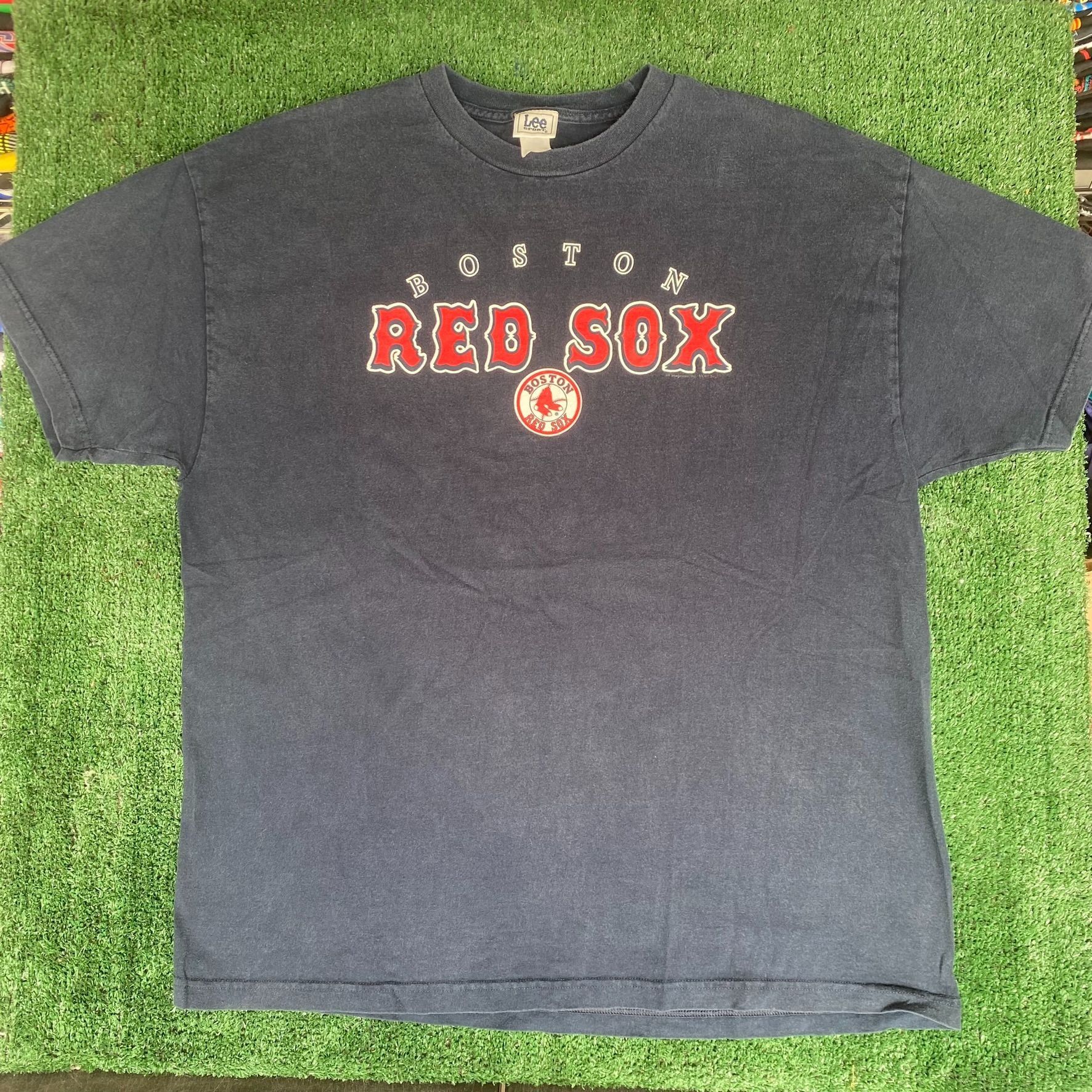 MLB Vintage Y2K Boston Red Sox Shirt Retro MLB Baseball Logo Tee Size US XL / EU 56 / 4 - 1 Thumbnail