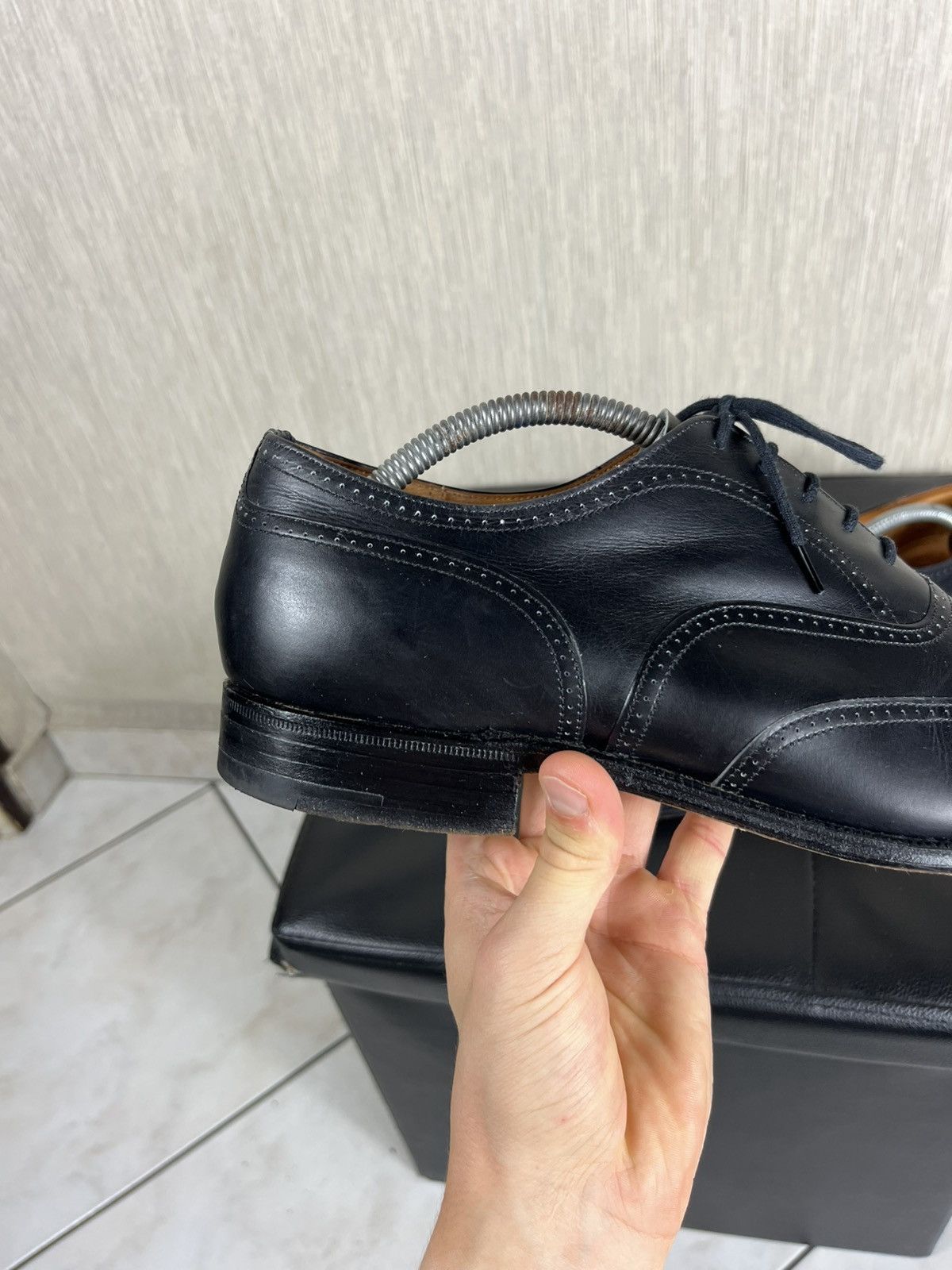 Church's × Vintage Vintage Church’s oxford brogues bordeaux leather shoes Size US 11.5 / EU 44-45 - 7 Thumbnail