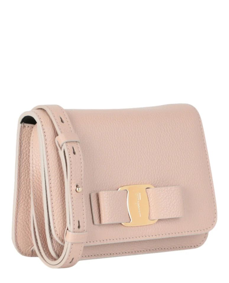 Salvatore Ferragamo o1s1rm0325 Size: OS / Leather-Cross-Body in Light Pink Size ONE SIZE - 2 Thumbnail