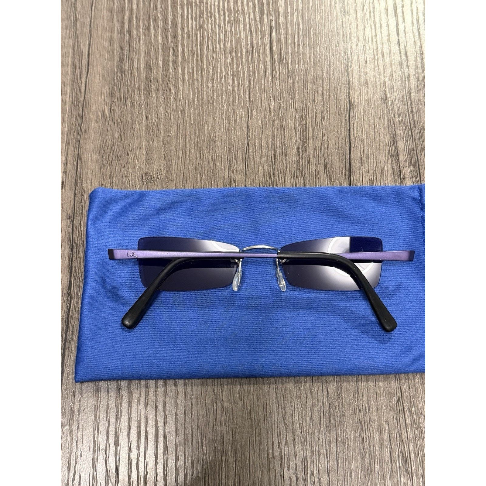 Japanese Brand Kazuo Kawasaki Eyeglasses, MP703, Titanium, Japan Size ONE SIZE - 2 Thumbnail