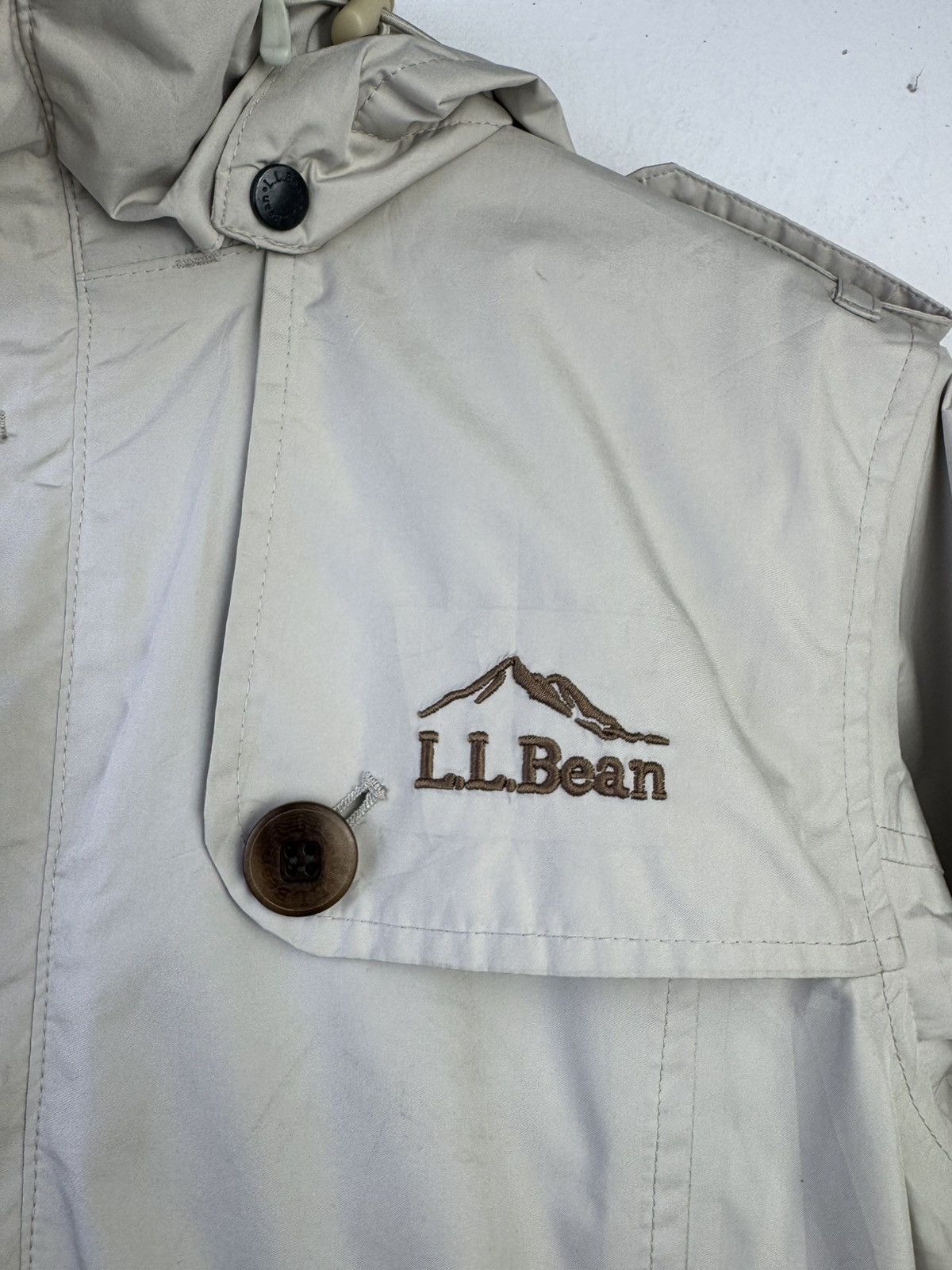 L.L. Bean L.L.Bean hooded rain jacket or trench coat. Size L / US 10 / IT 46 - 4 Thumbnail