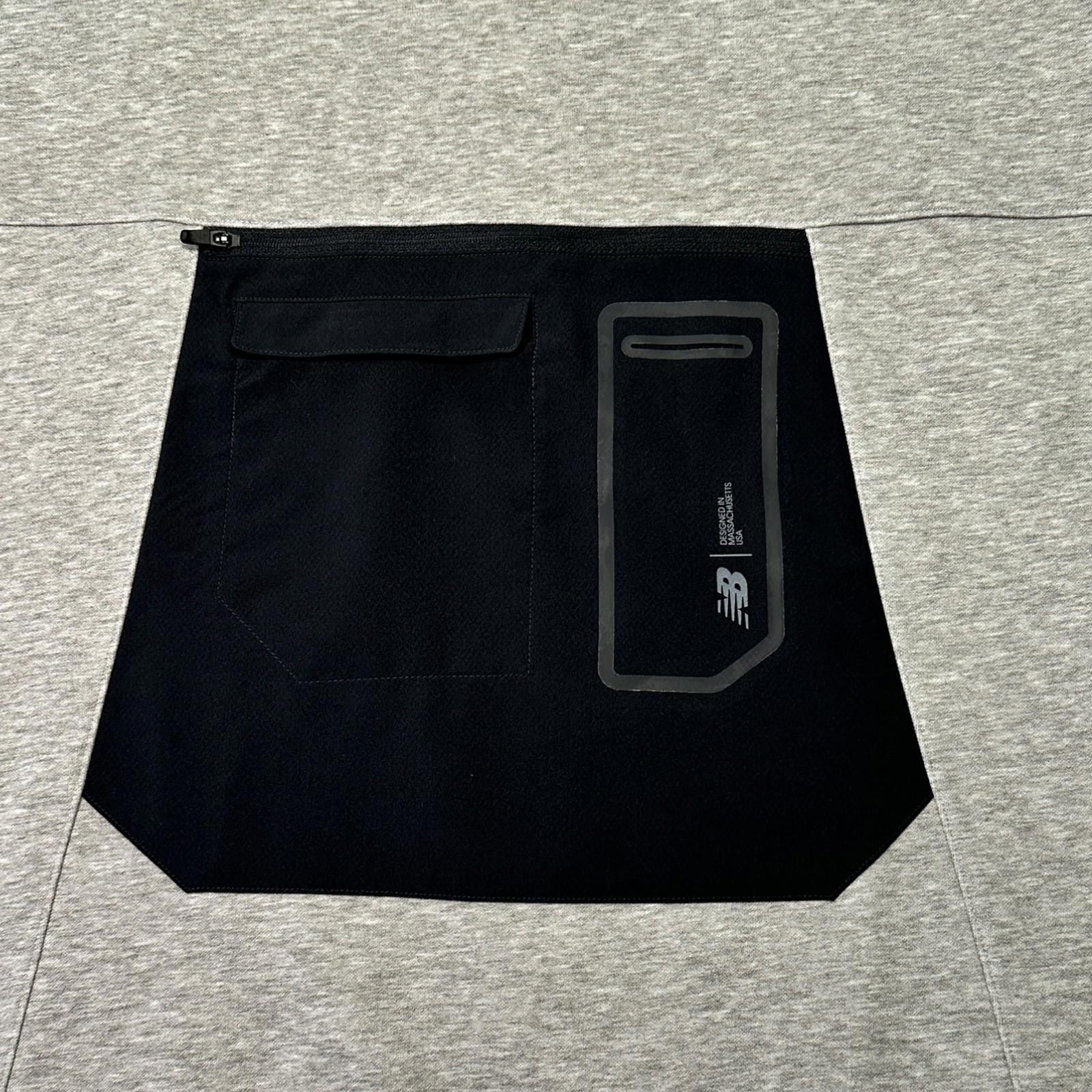 New Balance New Balance Hoody Men's UK Size XL Grey Pockets Zip Mobile Size ONE SIZE - 5 Thumbnail