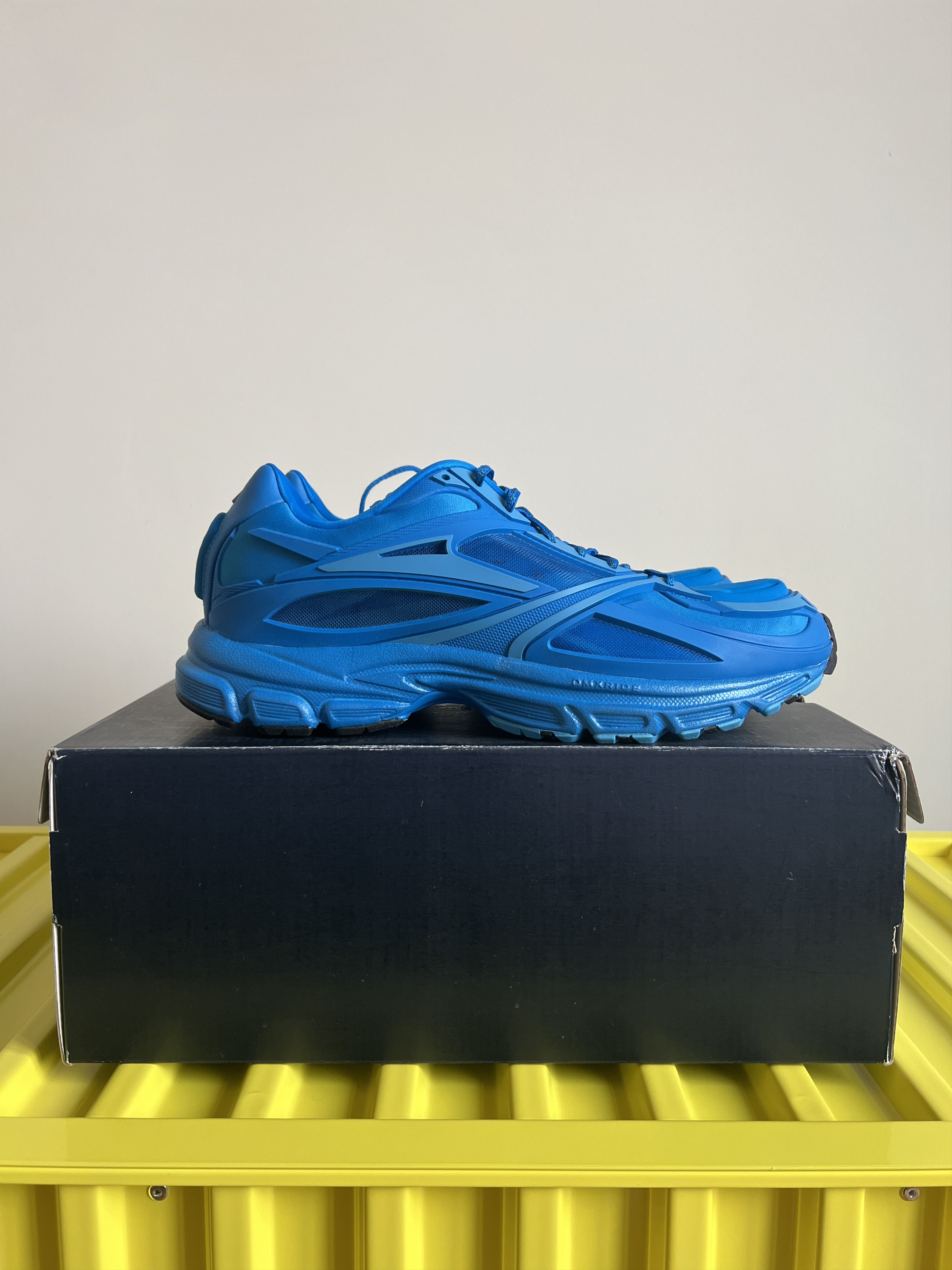 image of Reebok Premier Road Modern 2021 Shoes in Electric Blue, Men's (Size 12)