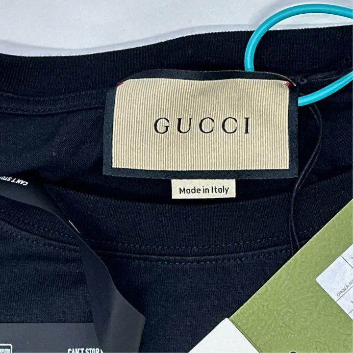Gucci Gucci Gucci SS23 Printed Black Short Sleeve T-Shirt -2506 Size US M / EU 48-50 / 2 - 4 Thumbnail