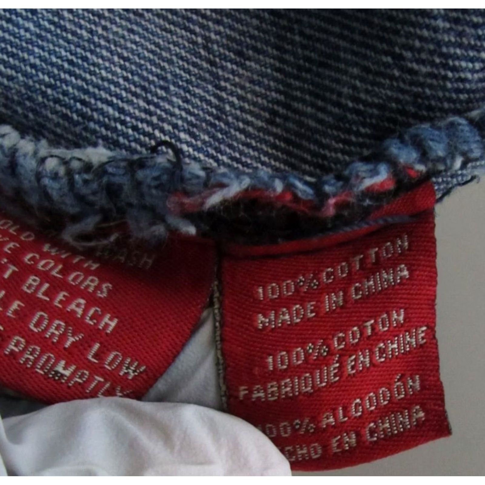 Chaps VINTAGE CHAPS Ralph Lauren Denim Jacket Adult Large Blue 90s Mens Size US 33 - 7 Thumbnail
