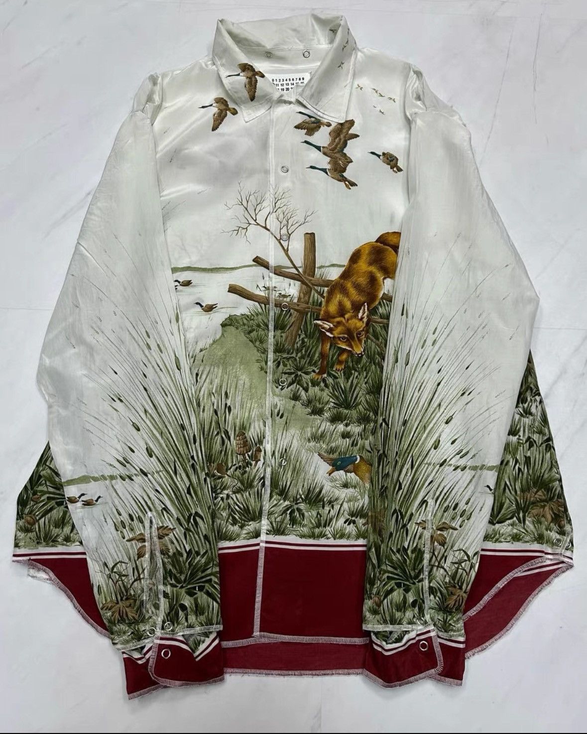 Maison Margiela Maison Margiela17ss Silk Button shirt Size US M / EU 48-50 / 2 - 2 Thumbnail