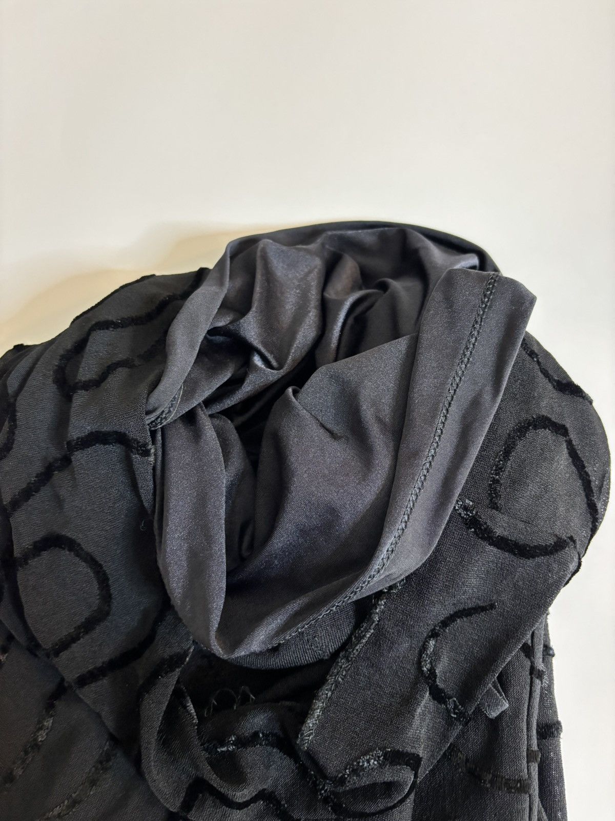 Versus Versace × Vintage Vintage Versus by Gianni Versace Black Velvet Midi Dress Size S / US 4 / IT 40 - 9 Thumbnail