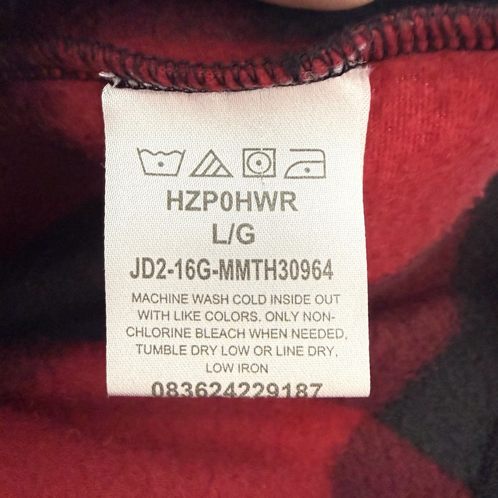 Wrangler Wrangler Fleece Shirt Mens L Red Buffalo Plaid Long Sleeve Button Up Everyday Casual Western Size US L / EU 52-54 / 3 - 6 Thumbnail