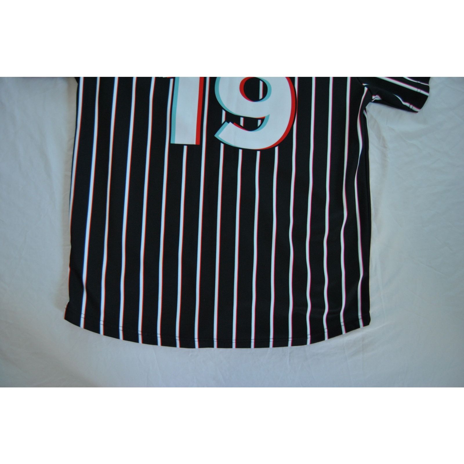 Other Wubaholics Jersey Shirt Black with Trippy Stripes #19 Size US L / EU 52-54 / 3 - 10 Thumbnail