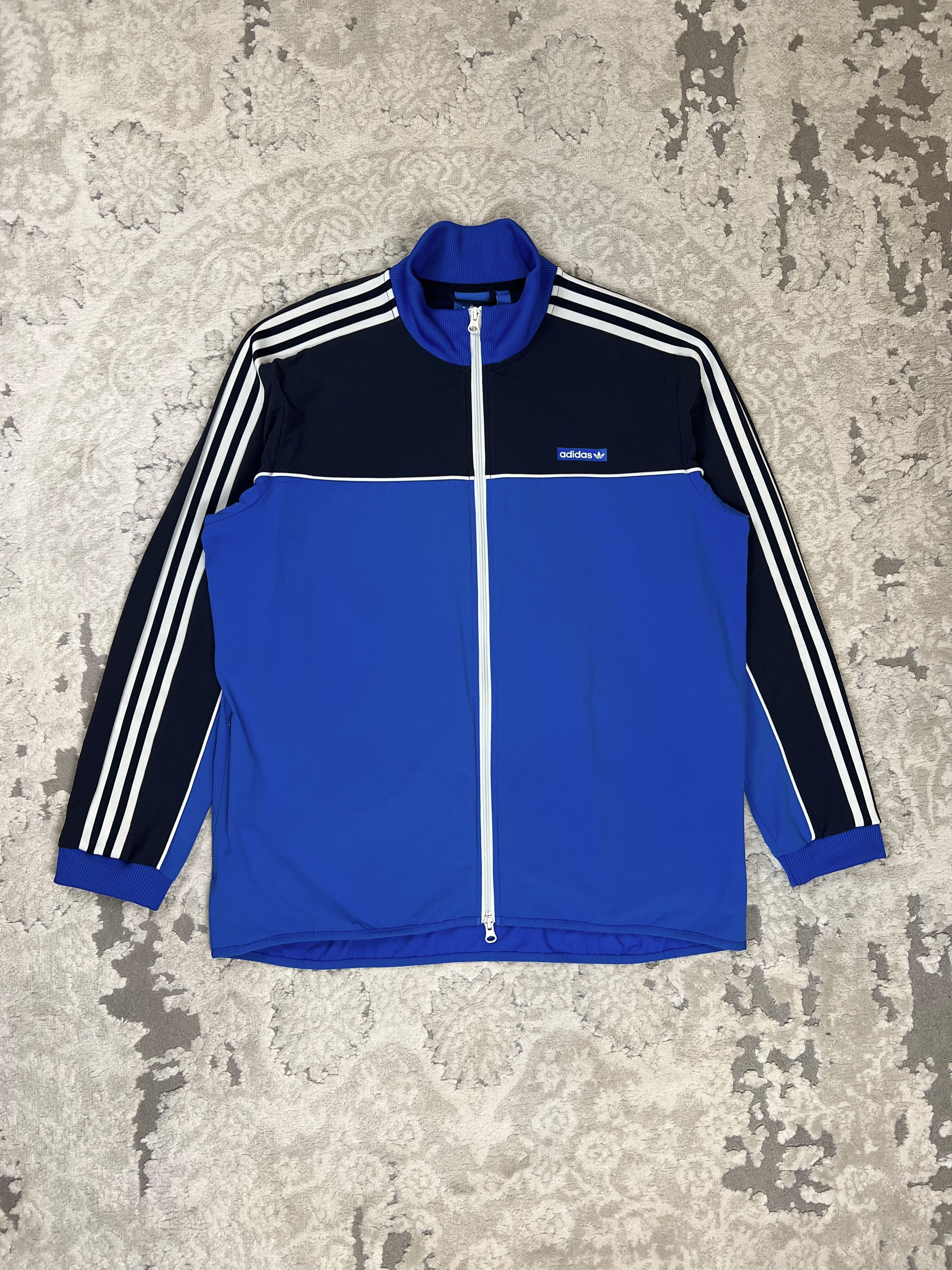 Adidas Adidas Originals Track Jacket Blue XL 3-Stripe Full Zip Size US XL / EU 56 / 4 - 1 Thumbnail