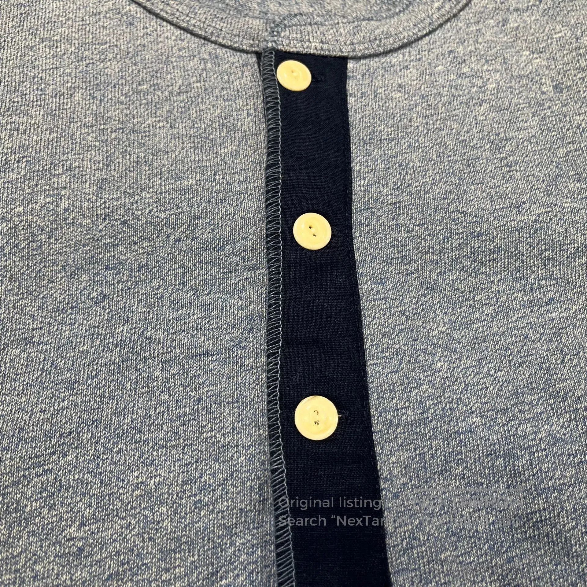 RRL Ralph Lauren gray long sleeve henley shirt by Ralph Lauren. Size US M / EU 48-50 / 2 - 7 Thumbnail