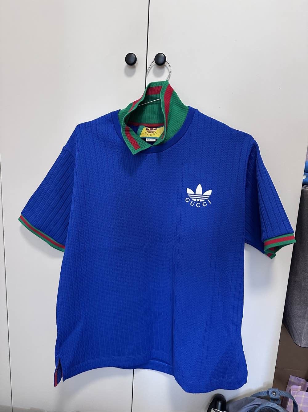 Adidas × Gucci Gucci x Adidas Logo Polo Shirt Size L Size US L / EU 52-54 / 3 - 1 Thumbnail