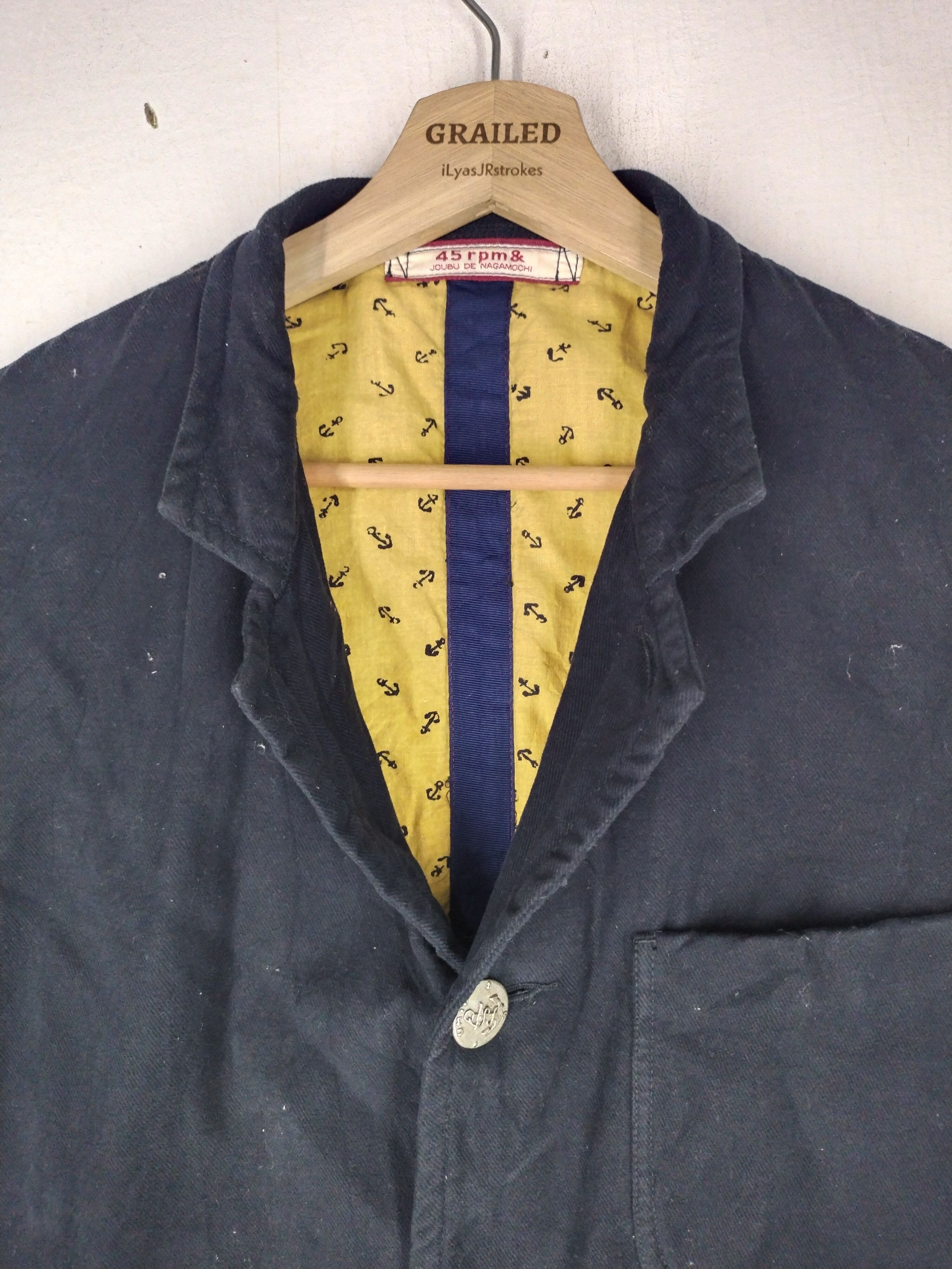 45rpm Vtg 45rpm Coat Jacket Kapital Blue Blue Jacket Size US M / EU 48-50 / 2 - 6 Thumbnail