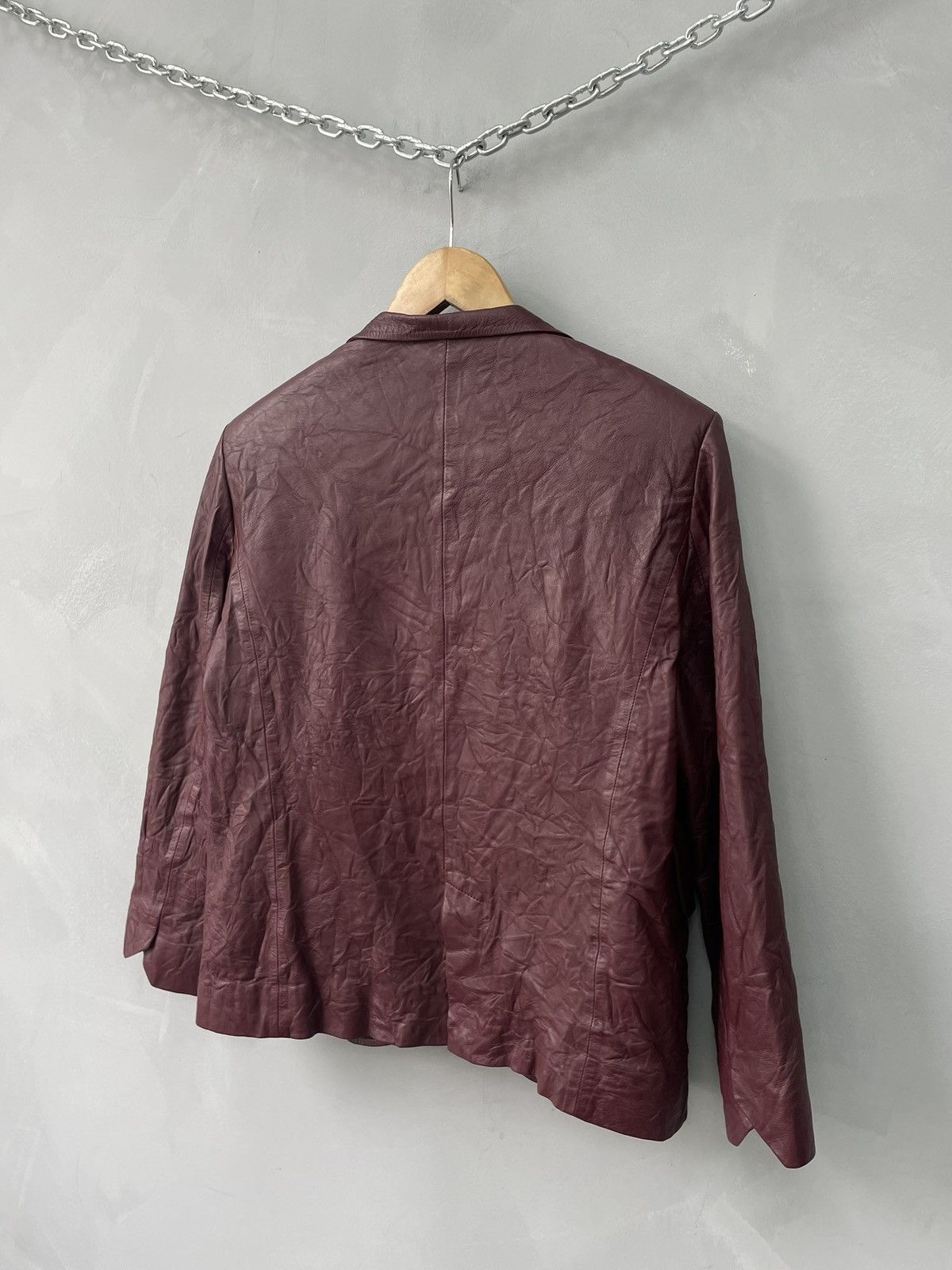 Zadig & Voltaire Avant garde Zadig Voltaire leather blazer y2k Size US XXS / EU 40 - 11 Thumbnail