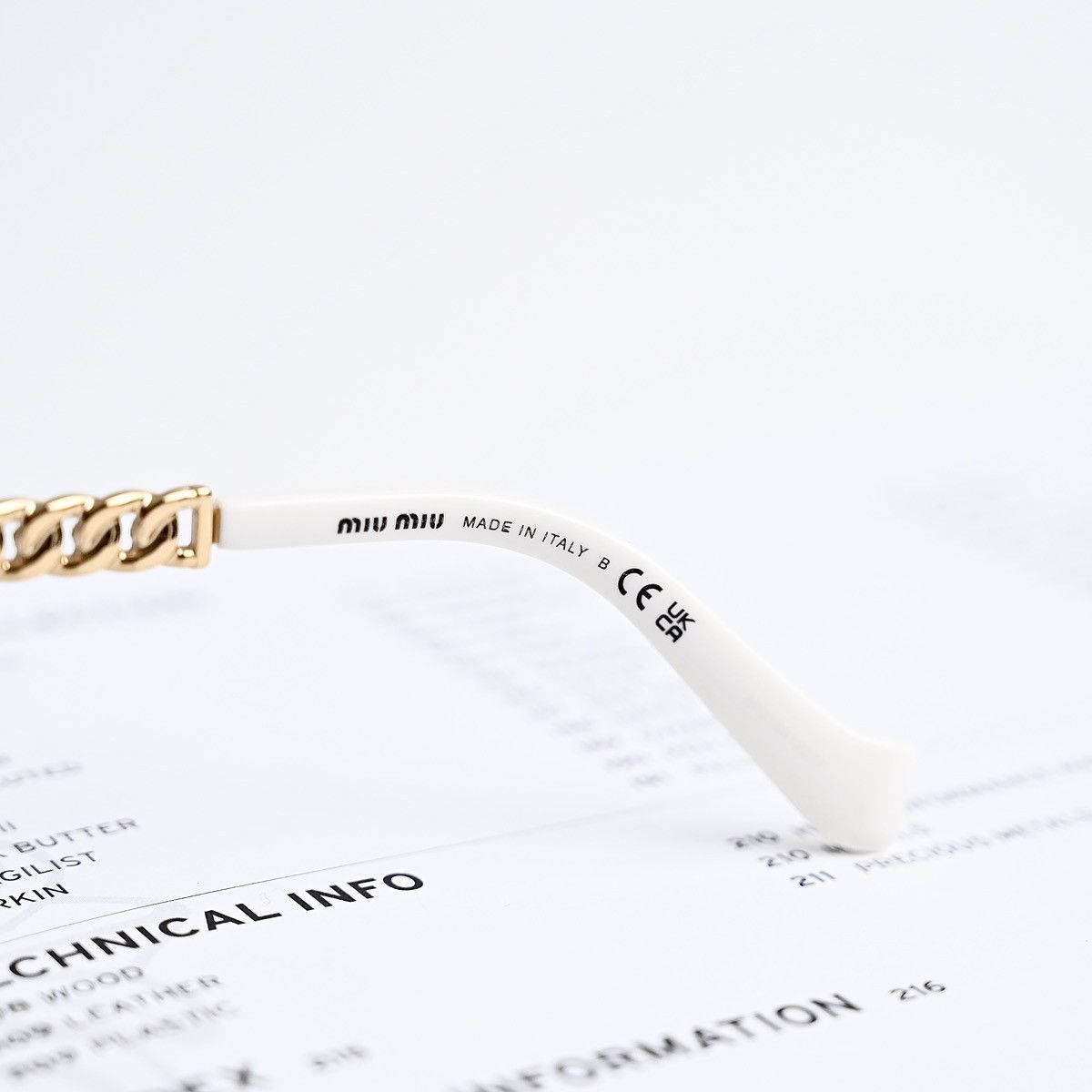 Miu Miu MIU MIU 0MU 12WS SUNGLASSES Size ONE SIZE - 4 Thumbnail