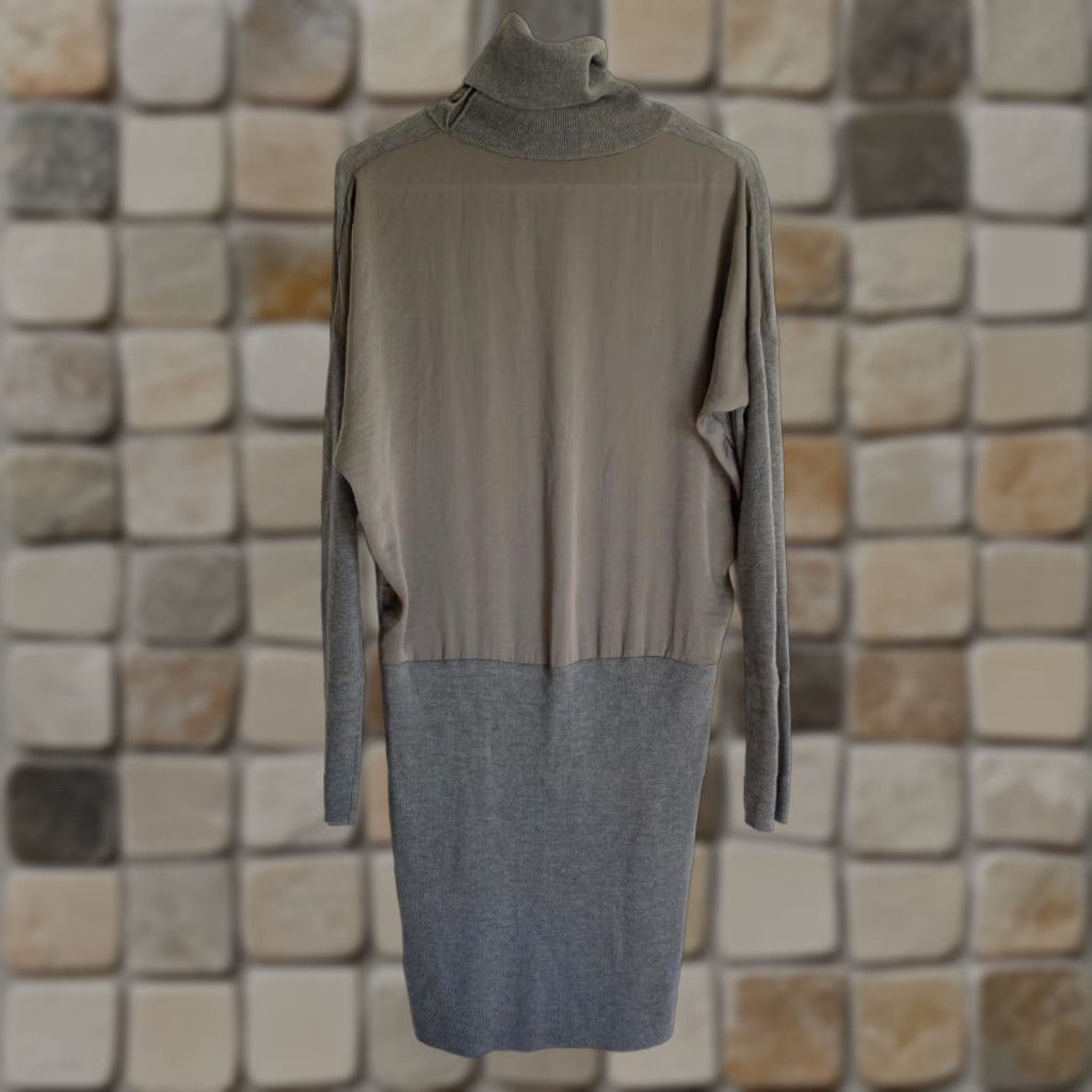 Allsaints AllSaints Flik Dress Knit Merino Wool Sz M Dress Women Gray Wool Knit Merino Wool Flik Dress 90s Designer City Classic Size M / US 6-8 / IT 42-44 - 1 Thumbnail
