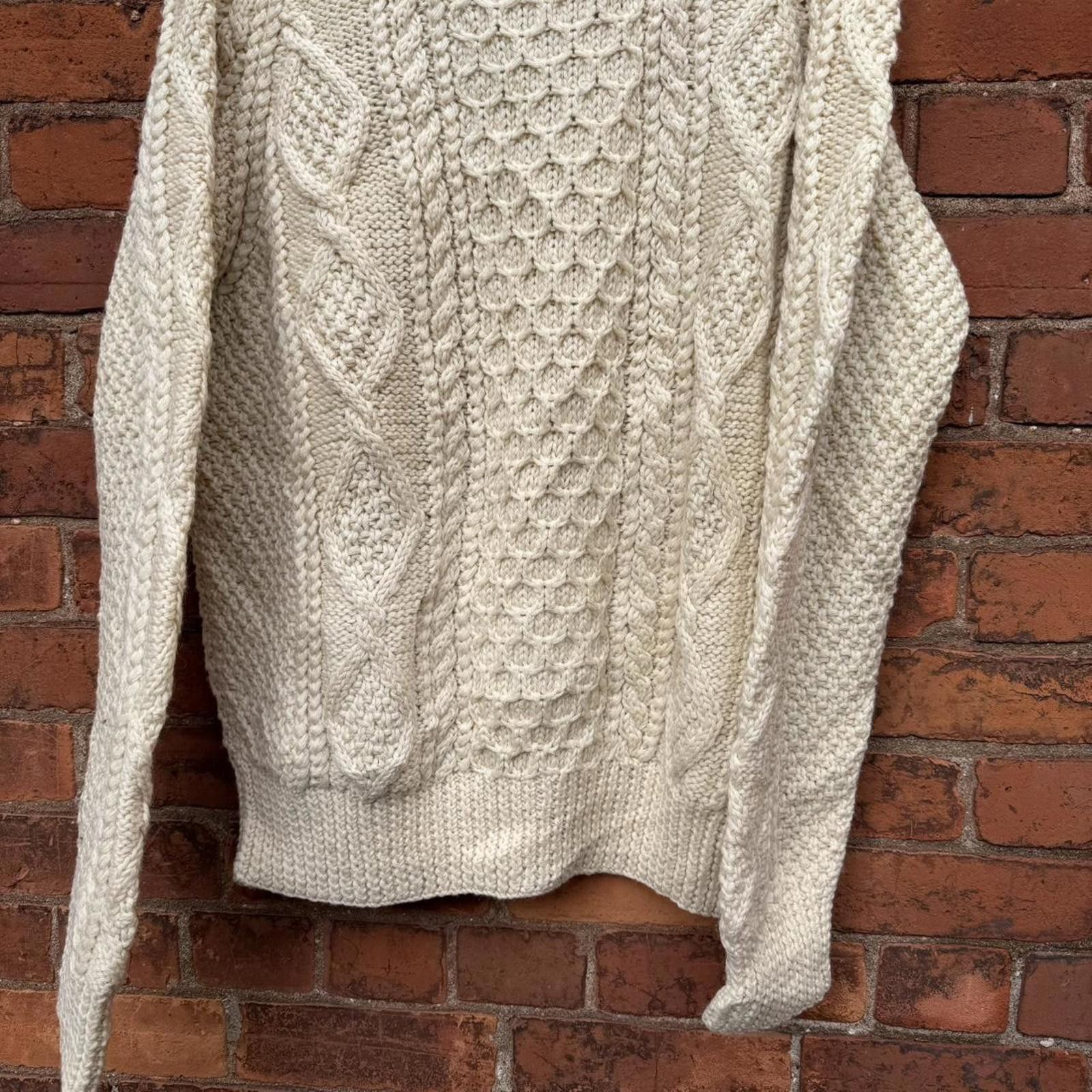 Other Vintage B Altman & co cable knit sweater XL 70s/80s Size US XL / EU 56 / 4 - 3 Thumbnail