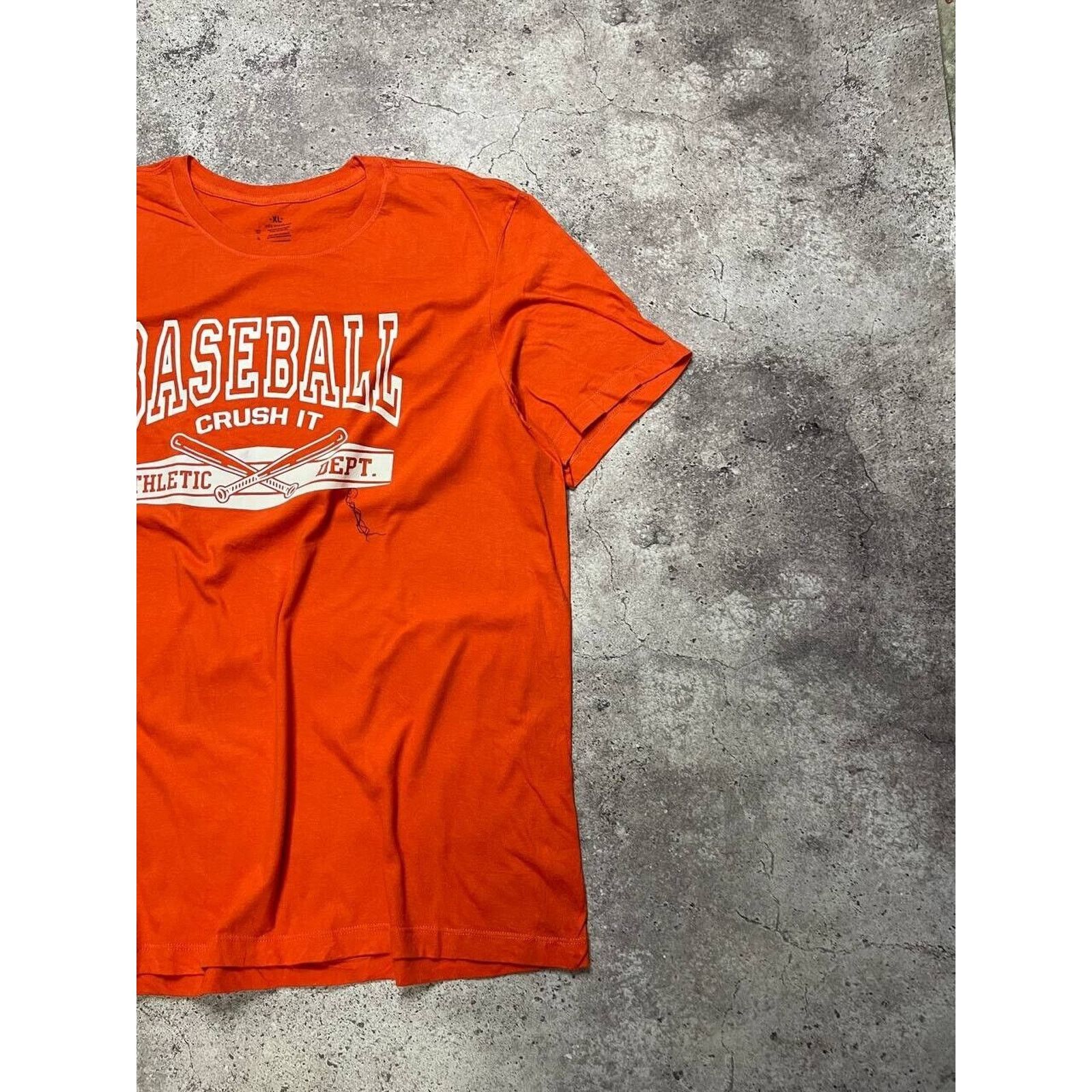 Vintage Vintage Crush It Baseball T-shirt XL Orange Athletic Dept. Size US XL / EU 56 / 4 - 3 Thumbnail