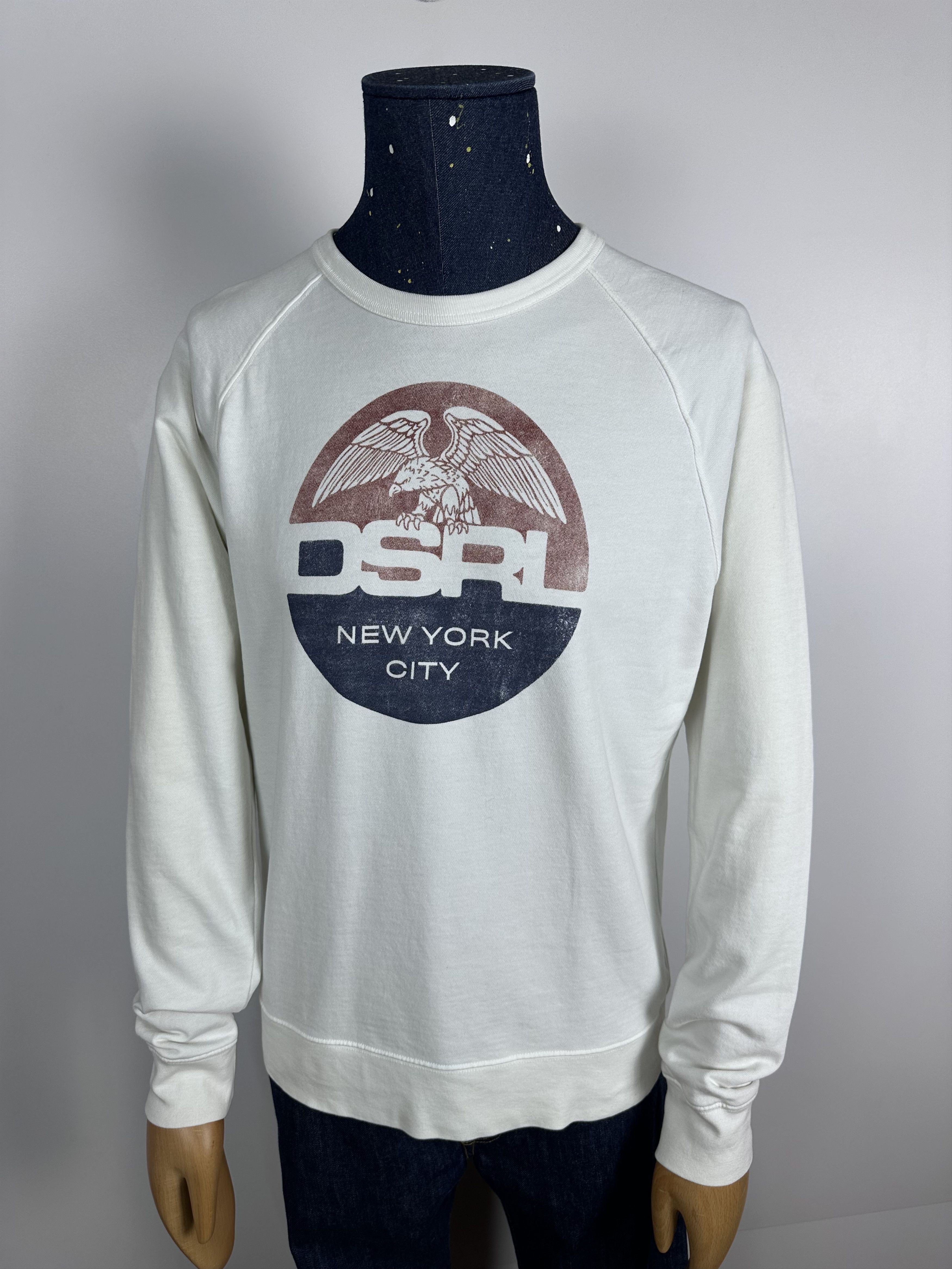 Denim & Supply Ralph Lauren × Polo Ralph Lauren × Ralph Lauren Denim & Supply Ralph Lauren Sweatshirts Big Logo White Mens Size US M / EU 48-50 / 2 - 1 Thumbnail