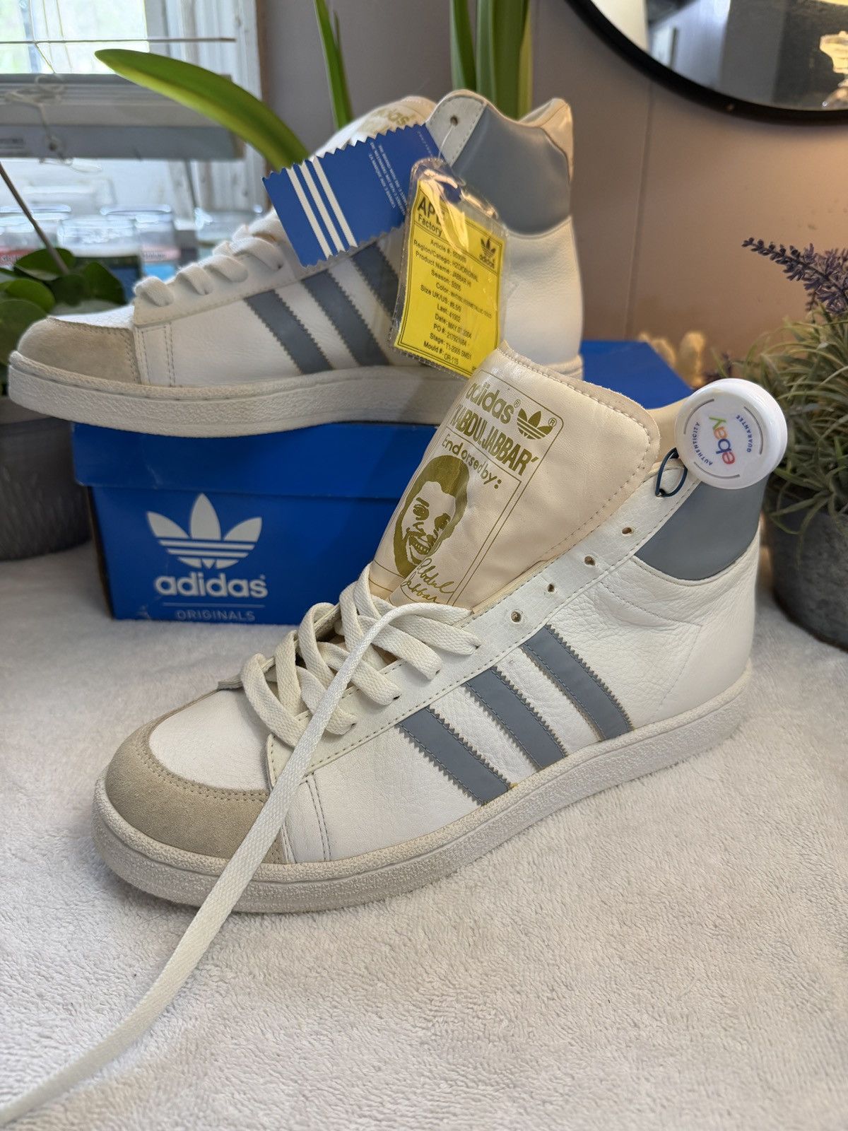 Adidas Kareem abdul jabar 2004 vintage Adidas Samples! Sz 9 Size US 9 / EU 42 - 1 Thumbnail