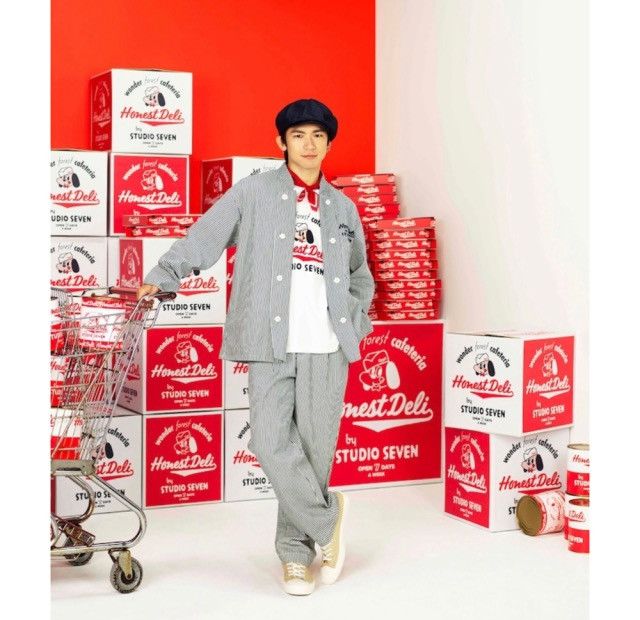 Garment Reproduction of Workers Honest Deli by Studio Seven X GU hickori denim chore jacket Size US L / EU 52-54 / 3 - 1 Thumbnail