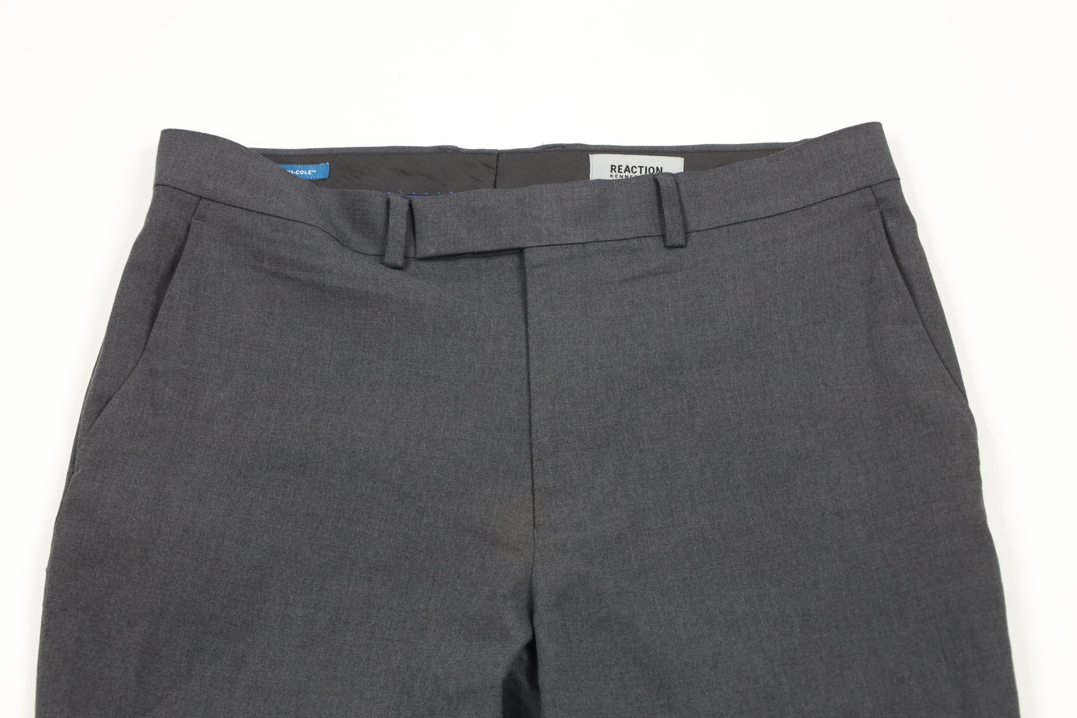 Kenneth Cole Kenneth Cole Reaction 2 Piece Suit Jacket Pants Gray Size 42L - 12 Thumbnail