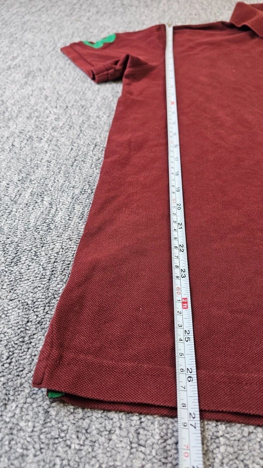 Hackett Hackett London Polo Shirt Bordeaux Number Logo Cotton Men L Size US L / EU 52-54 / 3 - 8 Thumbnail
