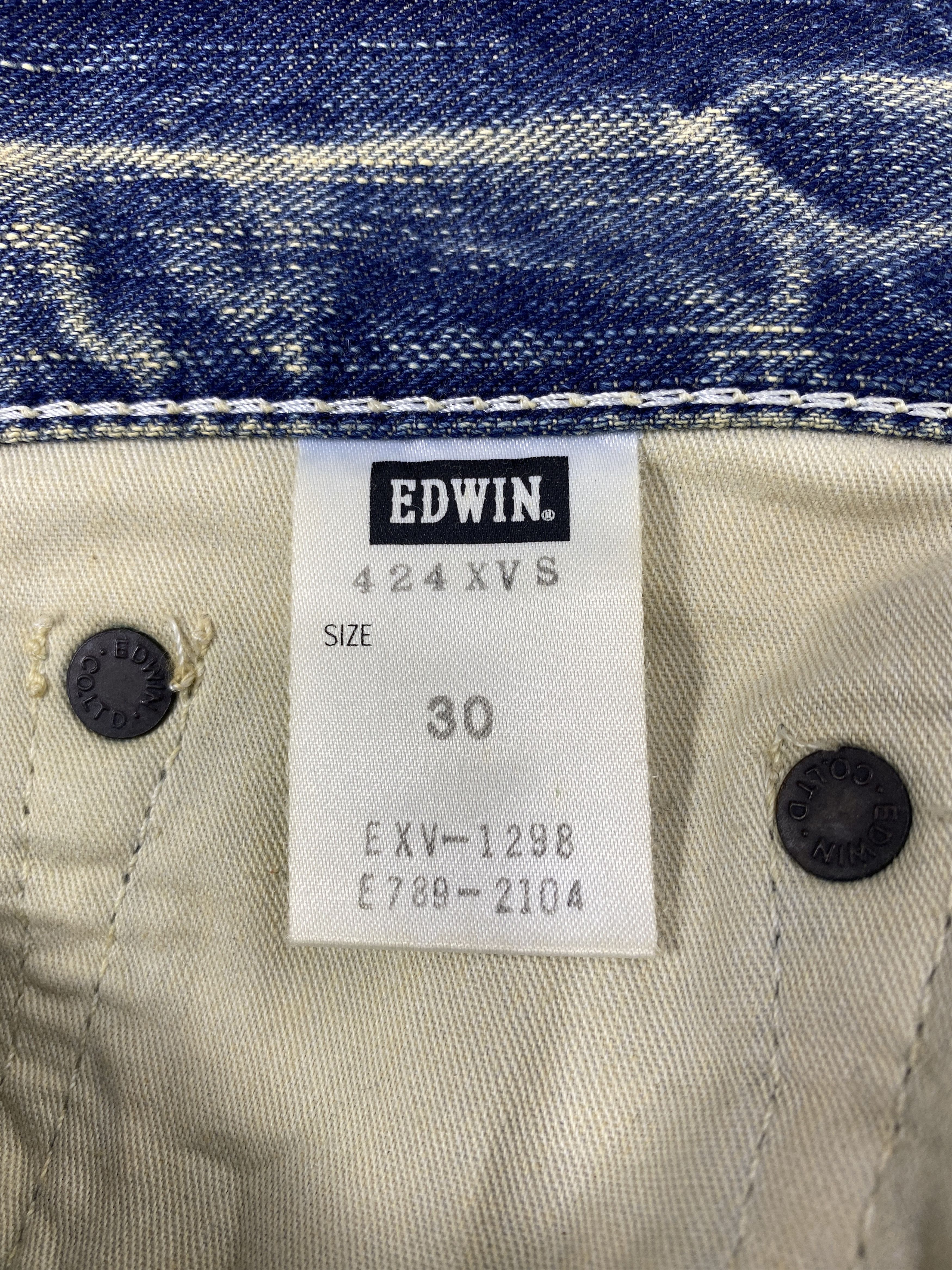 Edwin Edwin XV Blue Wash Denim - J977 Size US 34 / EU 50 - 8 Thumbnail