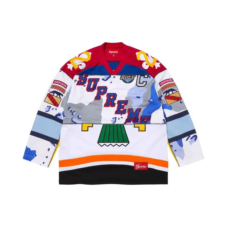 Supreme Supreme Paneled Hockey Jersey Size US L / EU 52-54 / 3 - 1 Preview