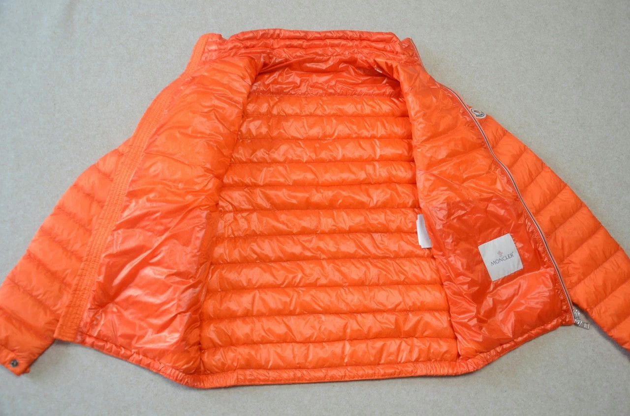 Moncler Moncler orange lightweight down logo S unisex jacket Size US S / EU 44-46 / 1 - 6 Thumbnail