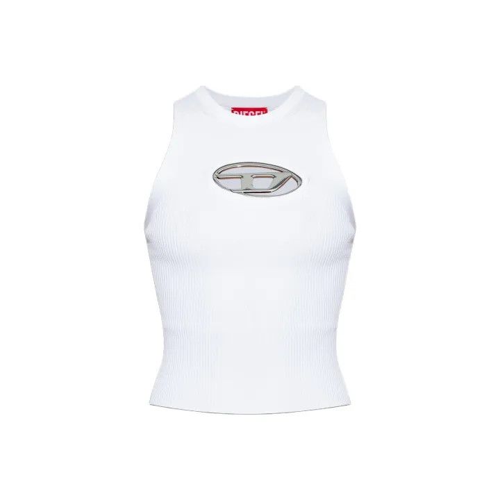 Diesel Women's Sleeveless Logo Tank Top 0079