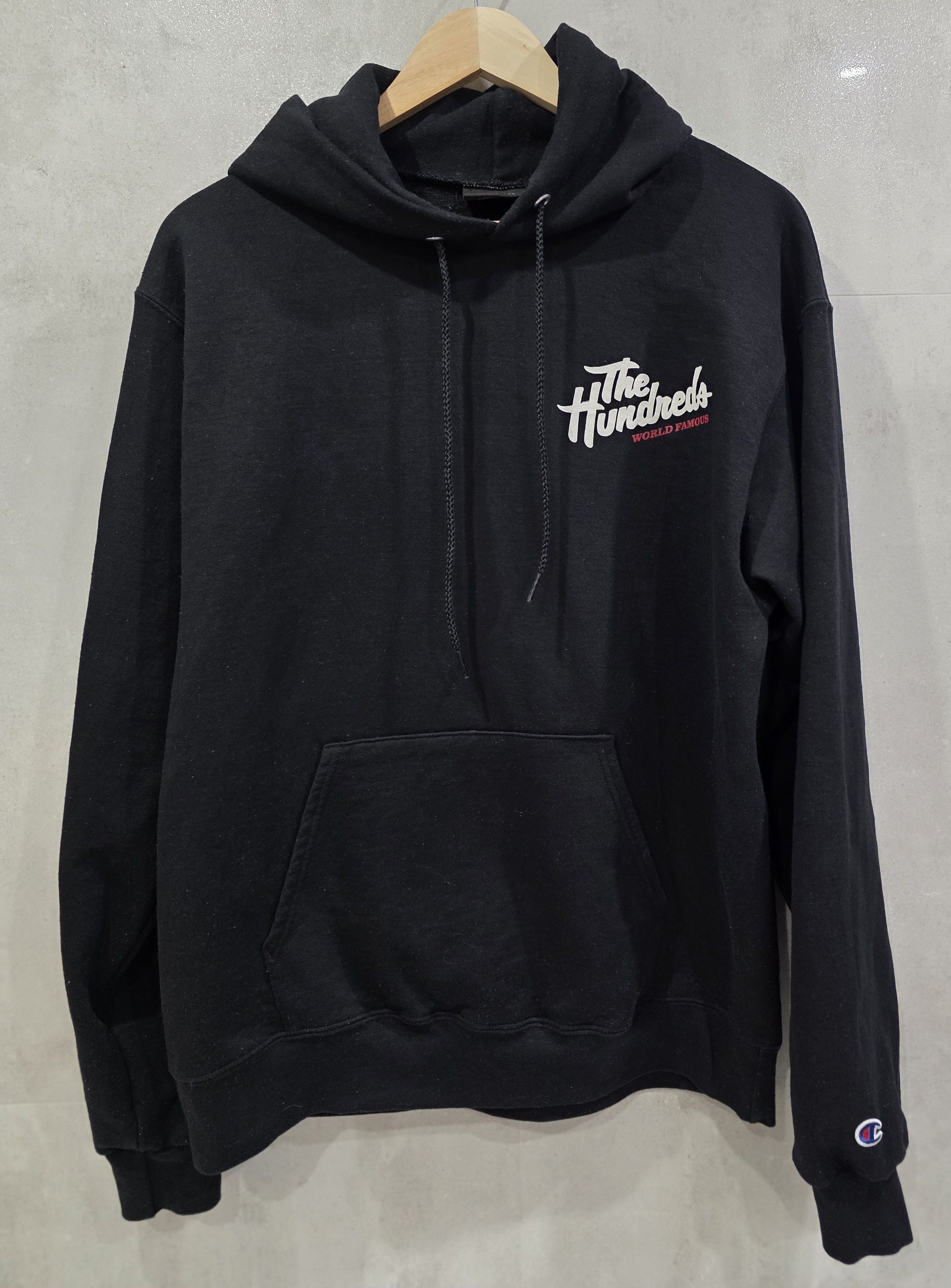 The Hundreds The Hundreds Hoodie – Champion Blank – Black – Size M Size US M / EU 48-50 / 2 - 2 Thumbnail