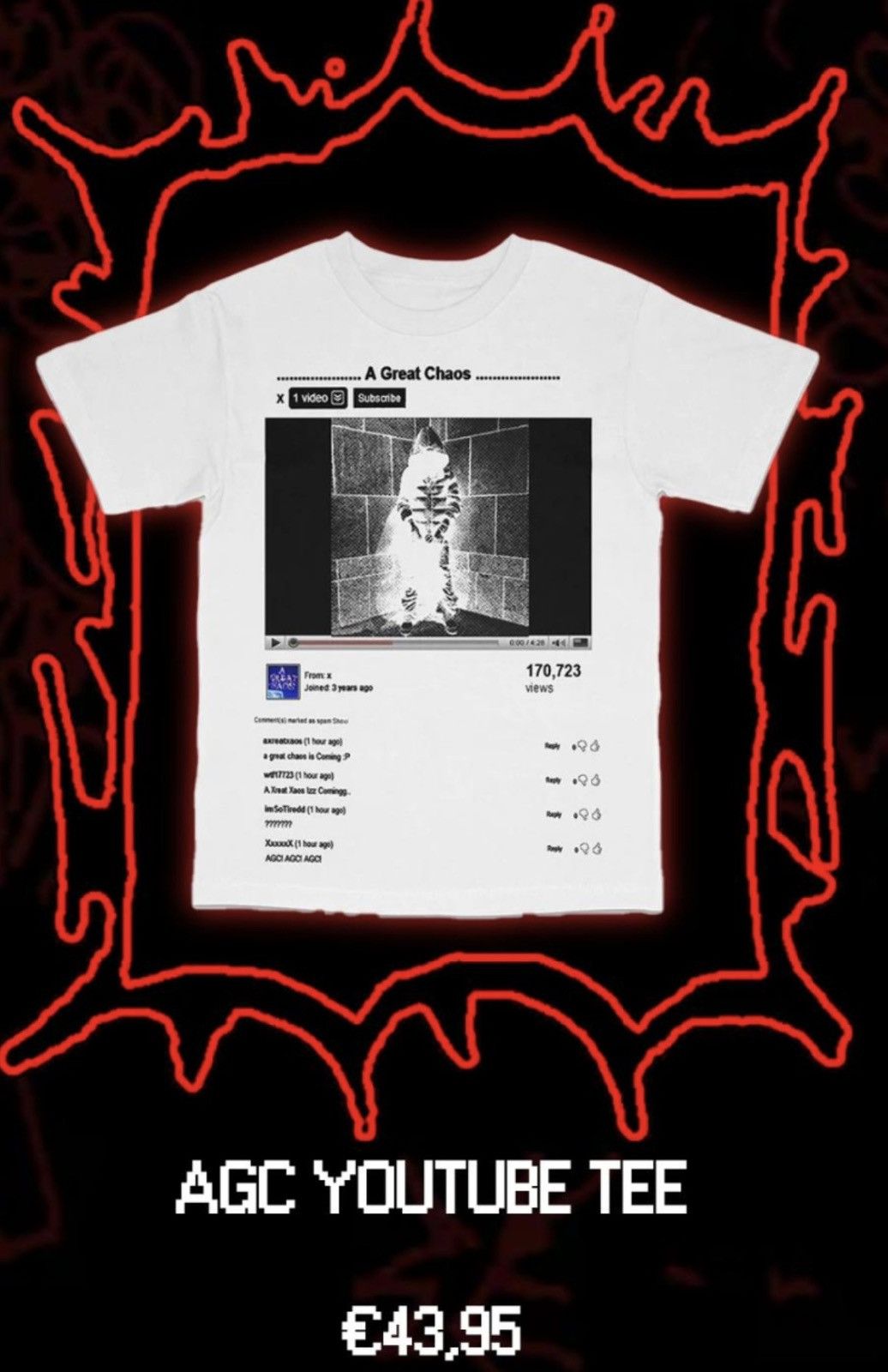Other Ken carson AGC rare tee Size US S / EU 44-46 / 1 - 2 Thumbnail
