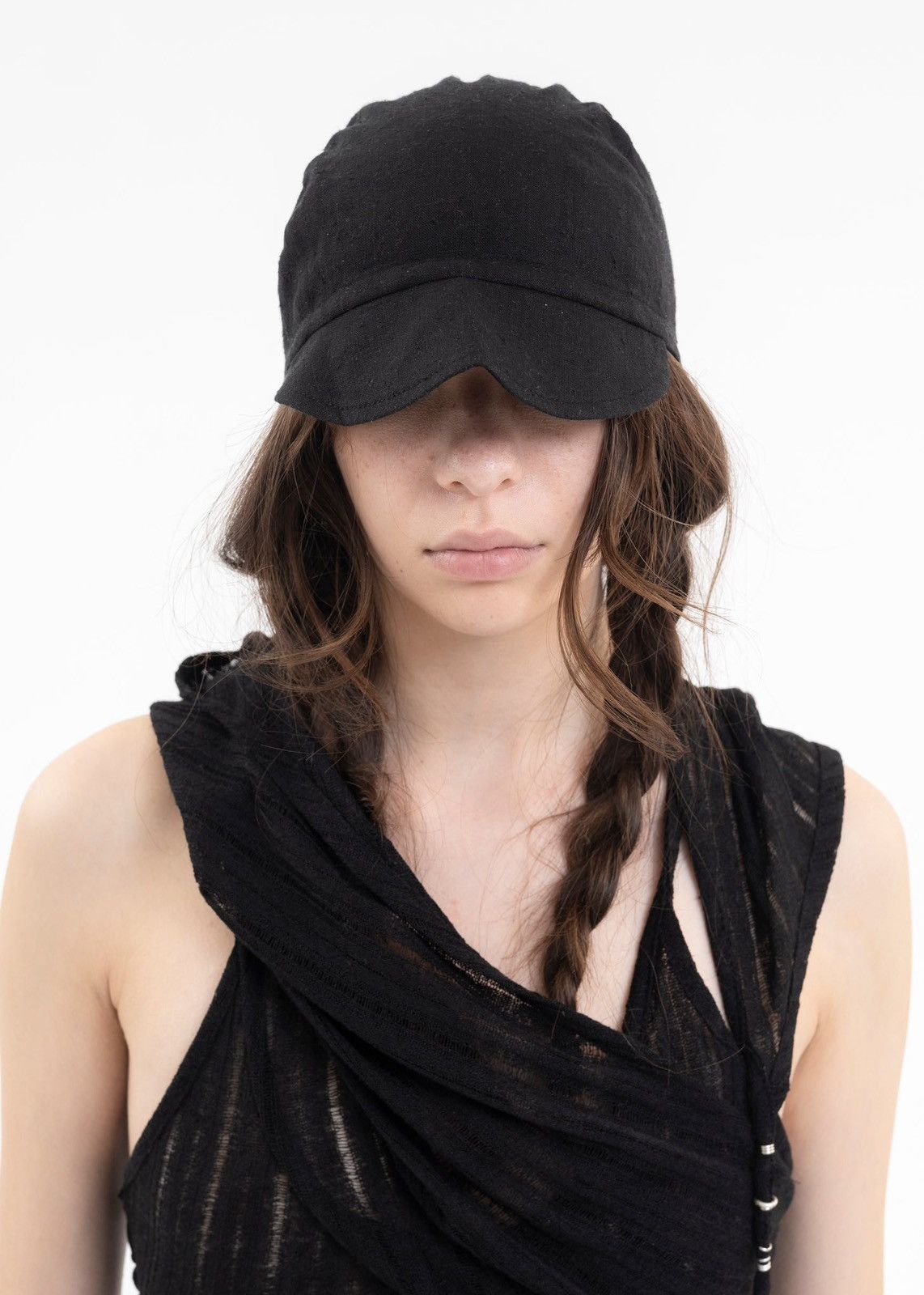 Hyein Seo Black knot cap | Grailed