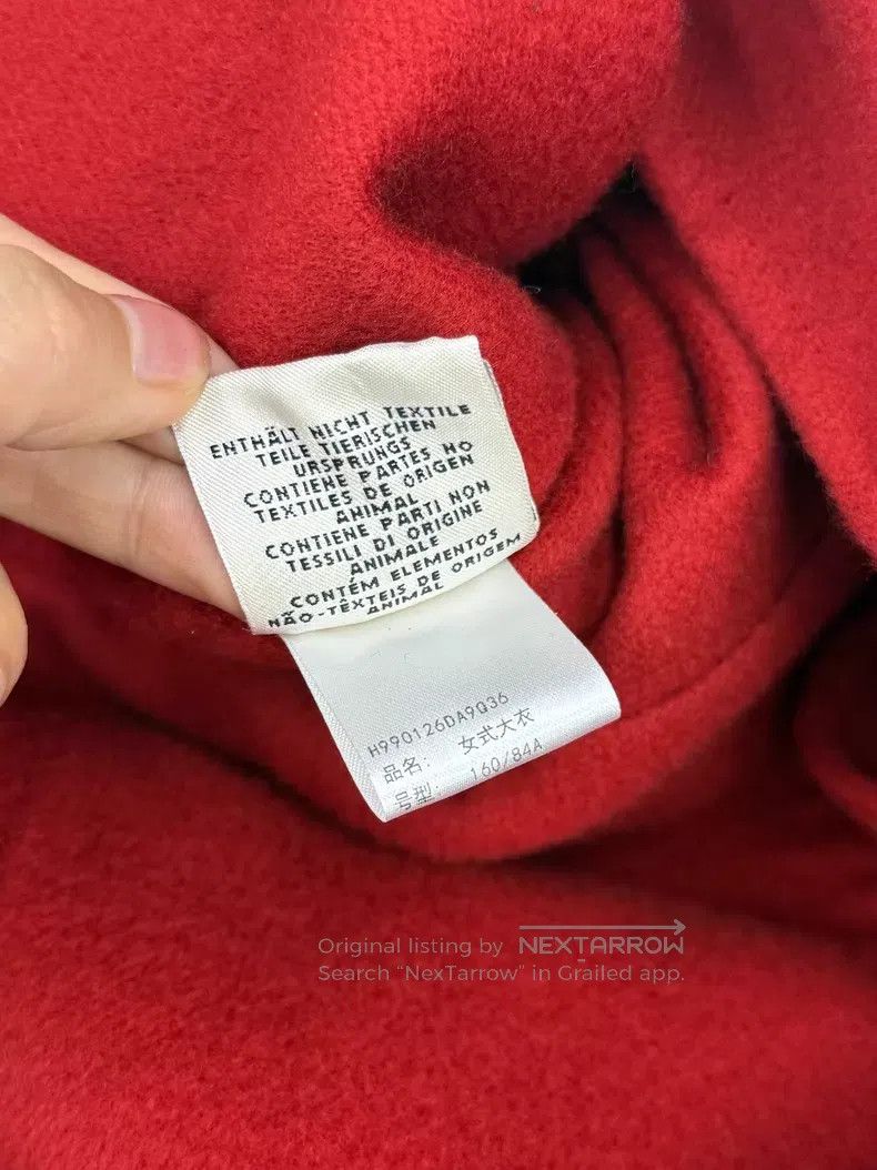 Hermes Hermes Red Collar Tie-Dye Cashmere Coat Size XS / US 0-2 / IT 36-38 - 6 Thumbnail
