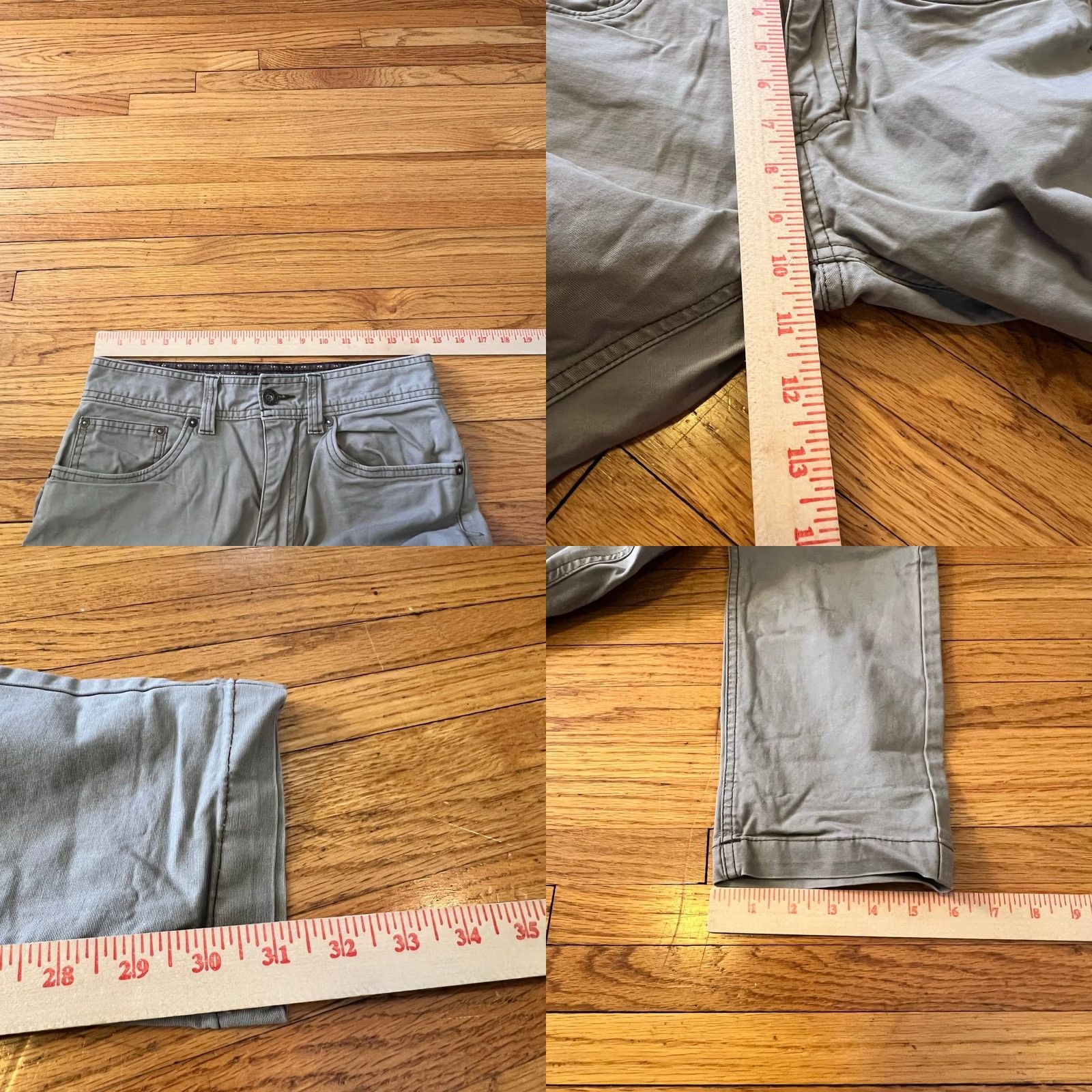 Prana Prana Tucson Pants Mens 28 X32 Canvas Hiking Casual Brown 5 Pocket Stretch Beige/Beige Brown 5 Pocket Mens Regular 28 X32 Chino Inseam 31 in Size US 28 / EU 44 - 8 Thumbnail