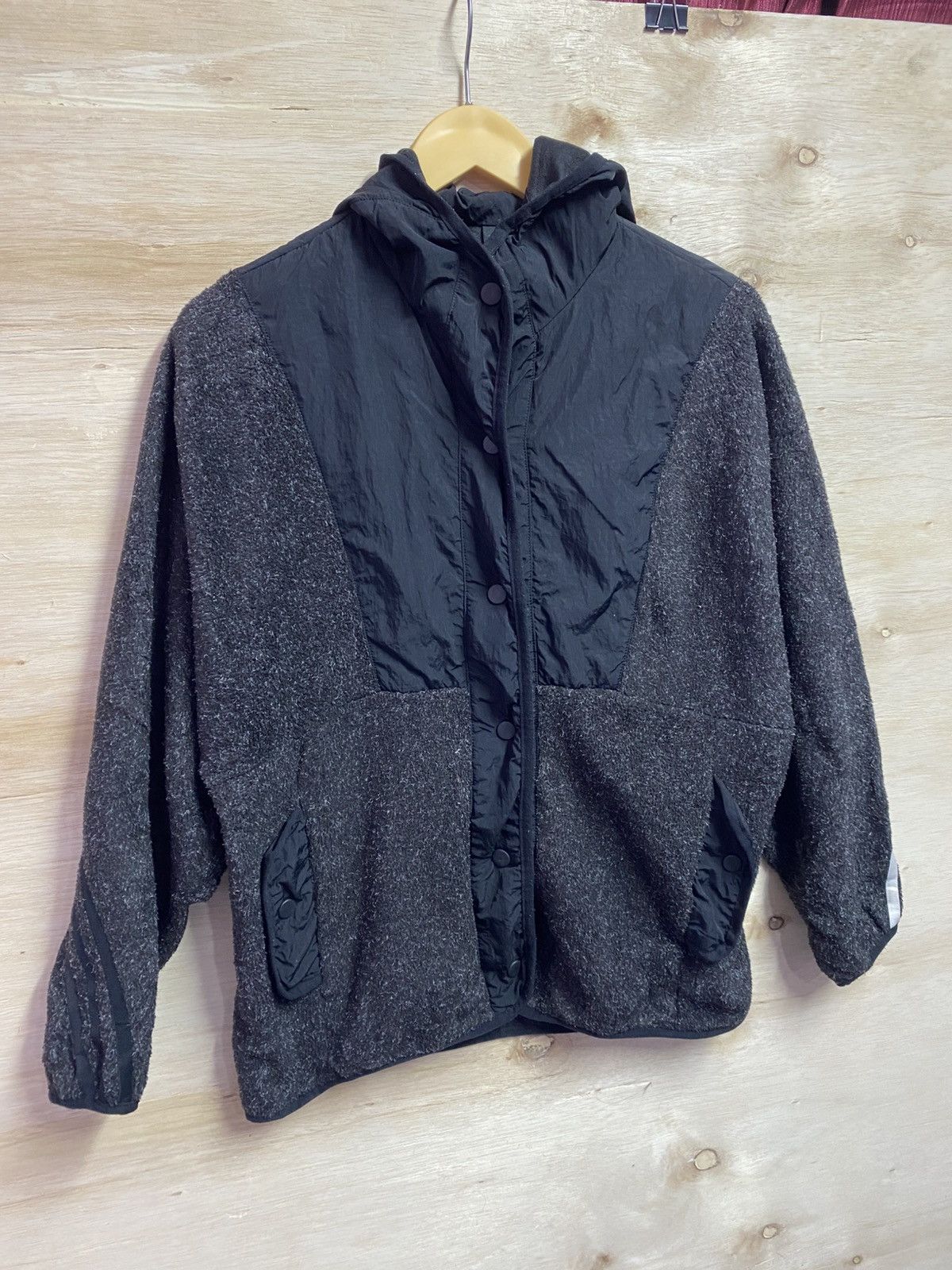 Adidas Adidas buttons ups fleece jacket Size L / US 10 / IT 46 - 3 Thumbnail
