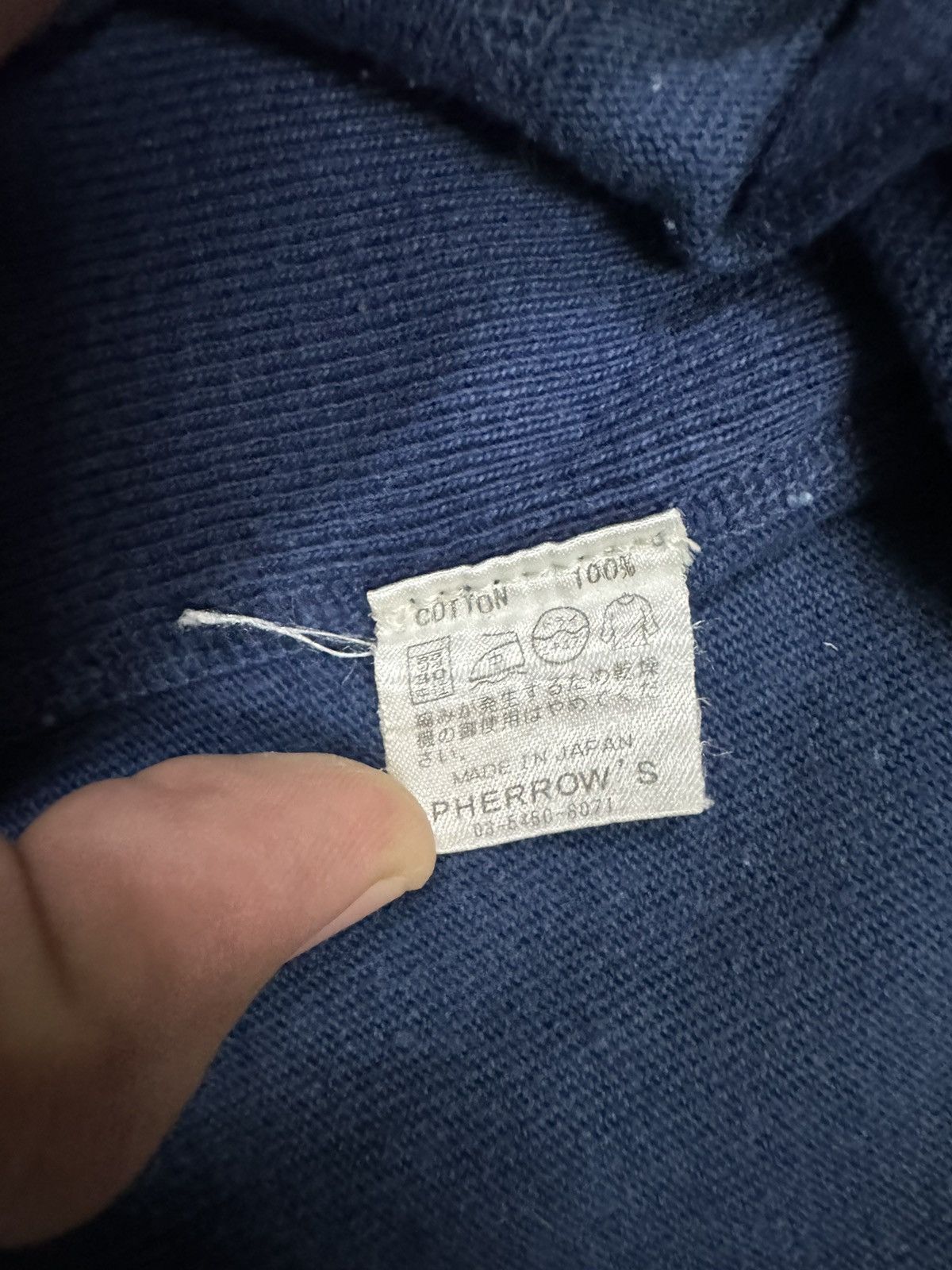 Pherrow's Storm Blue Pherrows Bros&Co Indigo Blue Sunfaded Sweatshirt Size US L / EU 52-54 / 3 - 12 Thumbnail