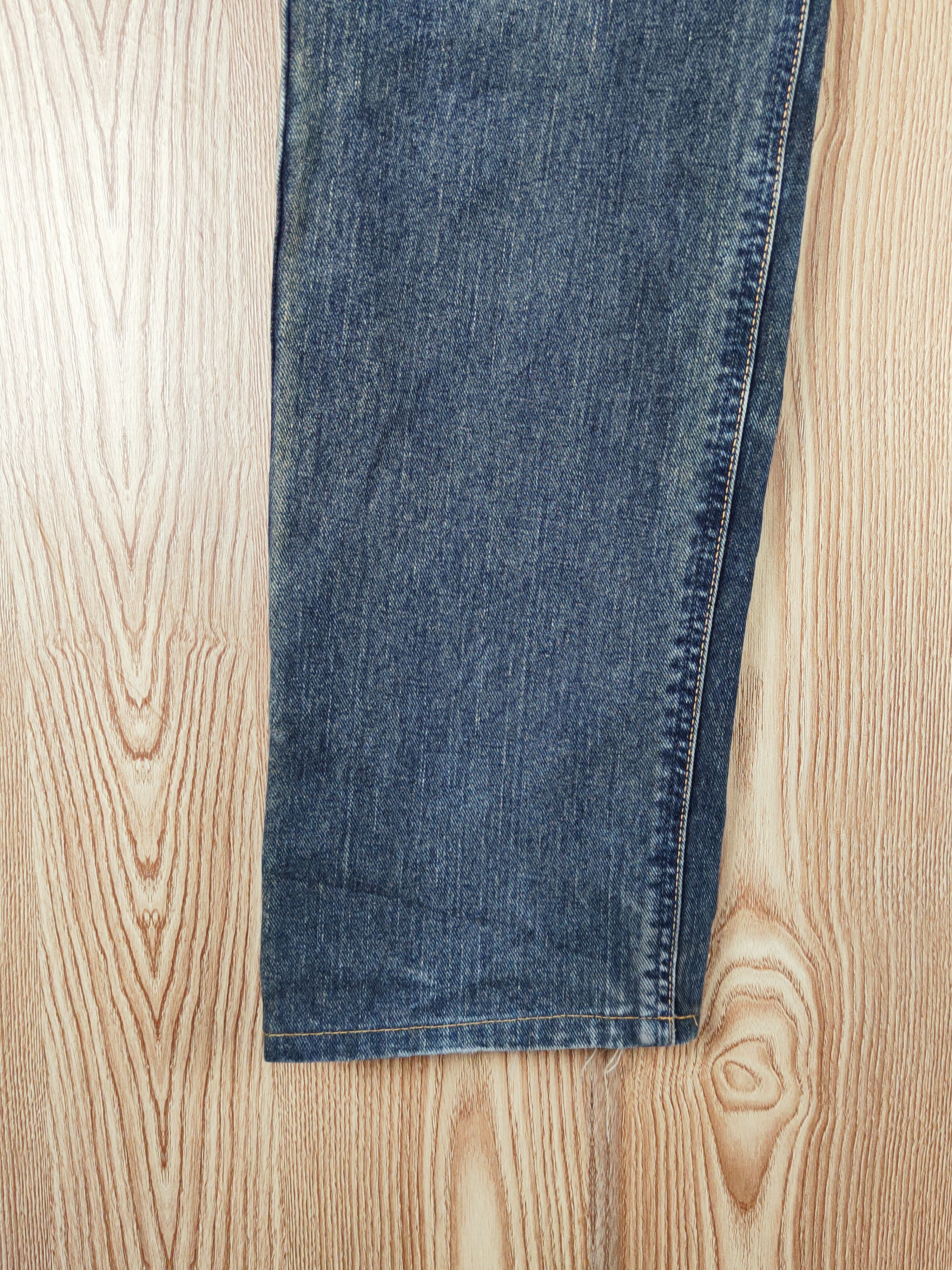 Edwin Edwin Dark Blue Faded Distressed Ripped Jeans #S2720 Size US 34 / EU 50 - 4 Thumbnail