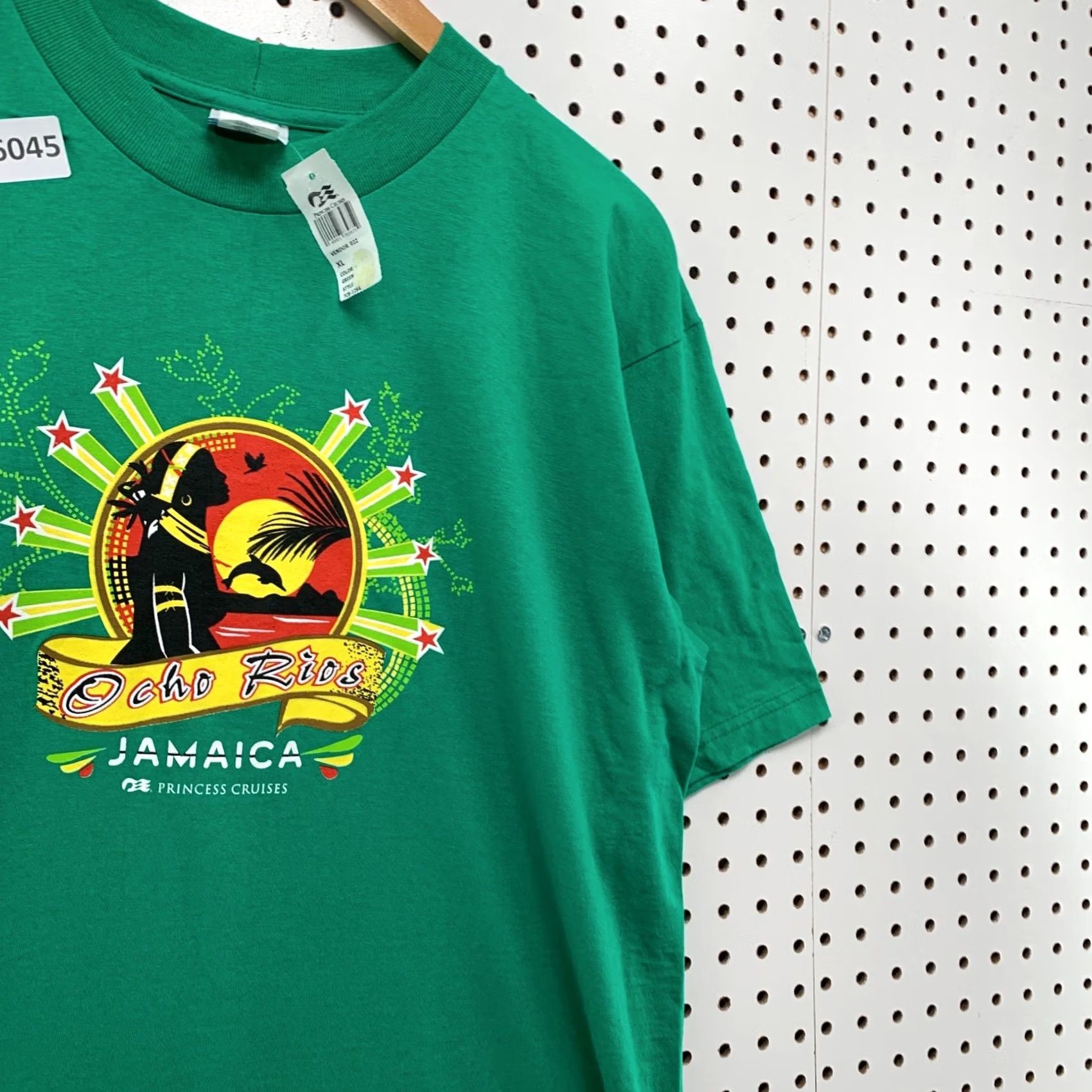 Vintage VINTAGE Princess Cruises Jamaica Shirt Mens XL Green Single Stitch T-Shirt Size US XL / EU 56 / 4 - 6 Thumbnail