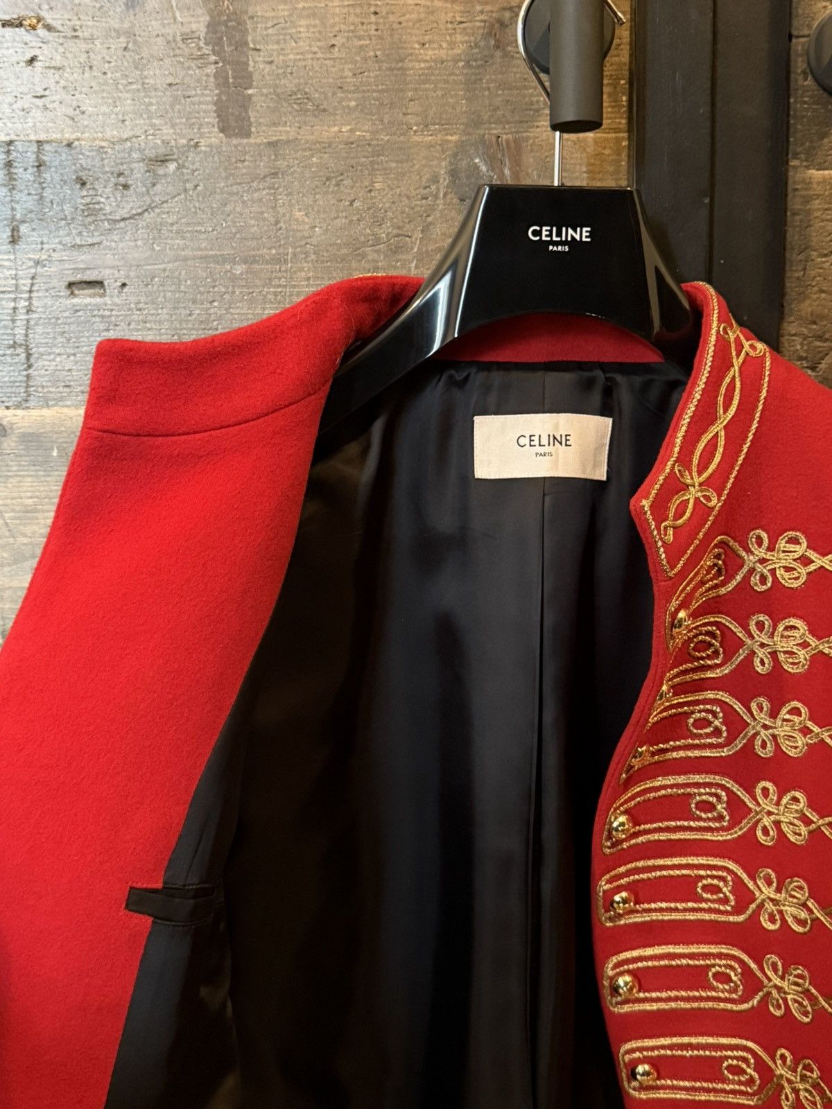 Celine Celine at The Wiltern Officer Jacket Size 50R - 6 Thumbnail